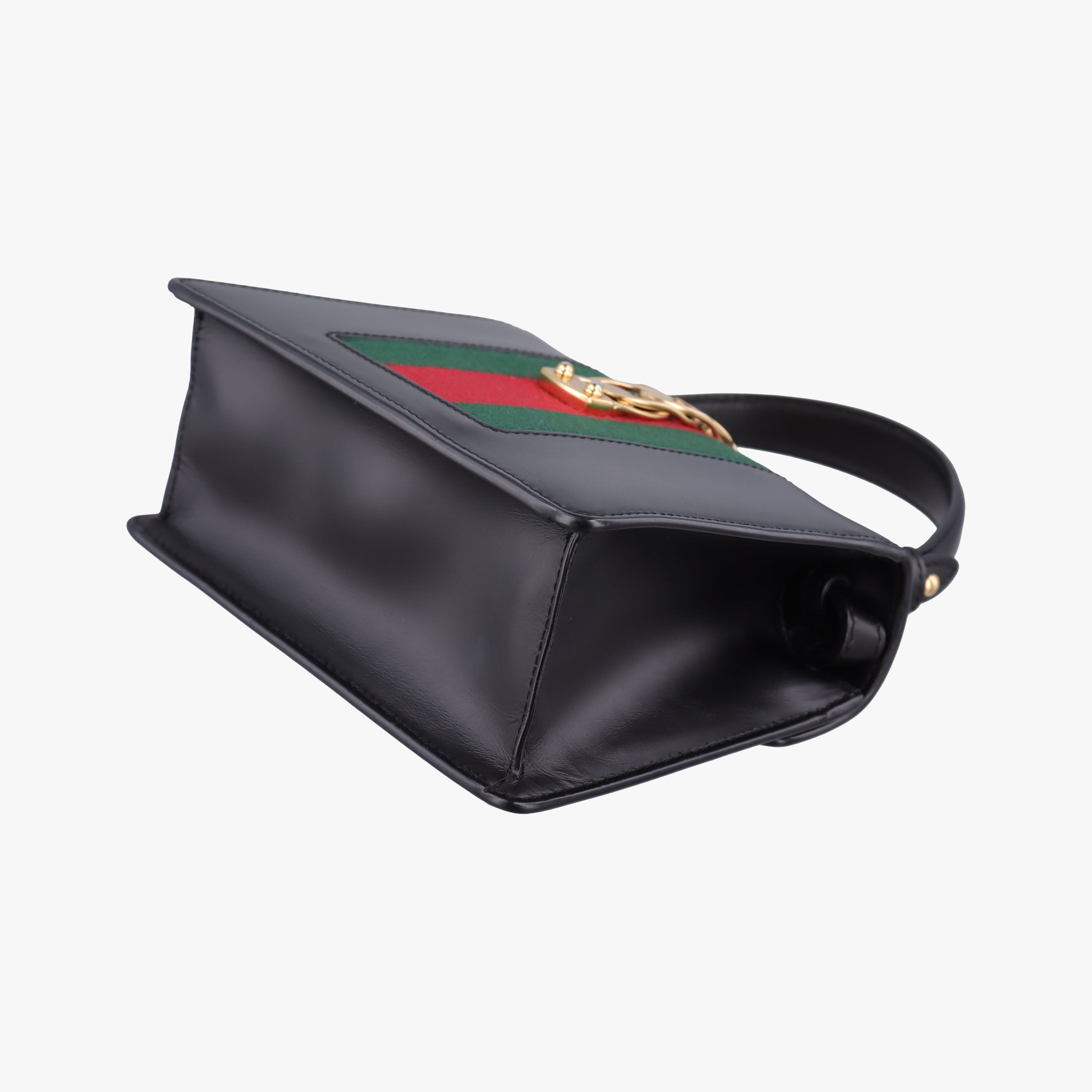 Pre-owned Gucci Sylvie Black Leather 470270 shoulderbag | stylenewstar