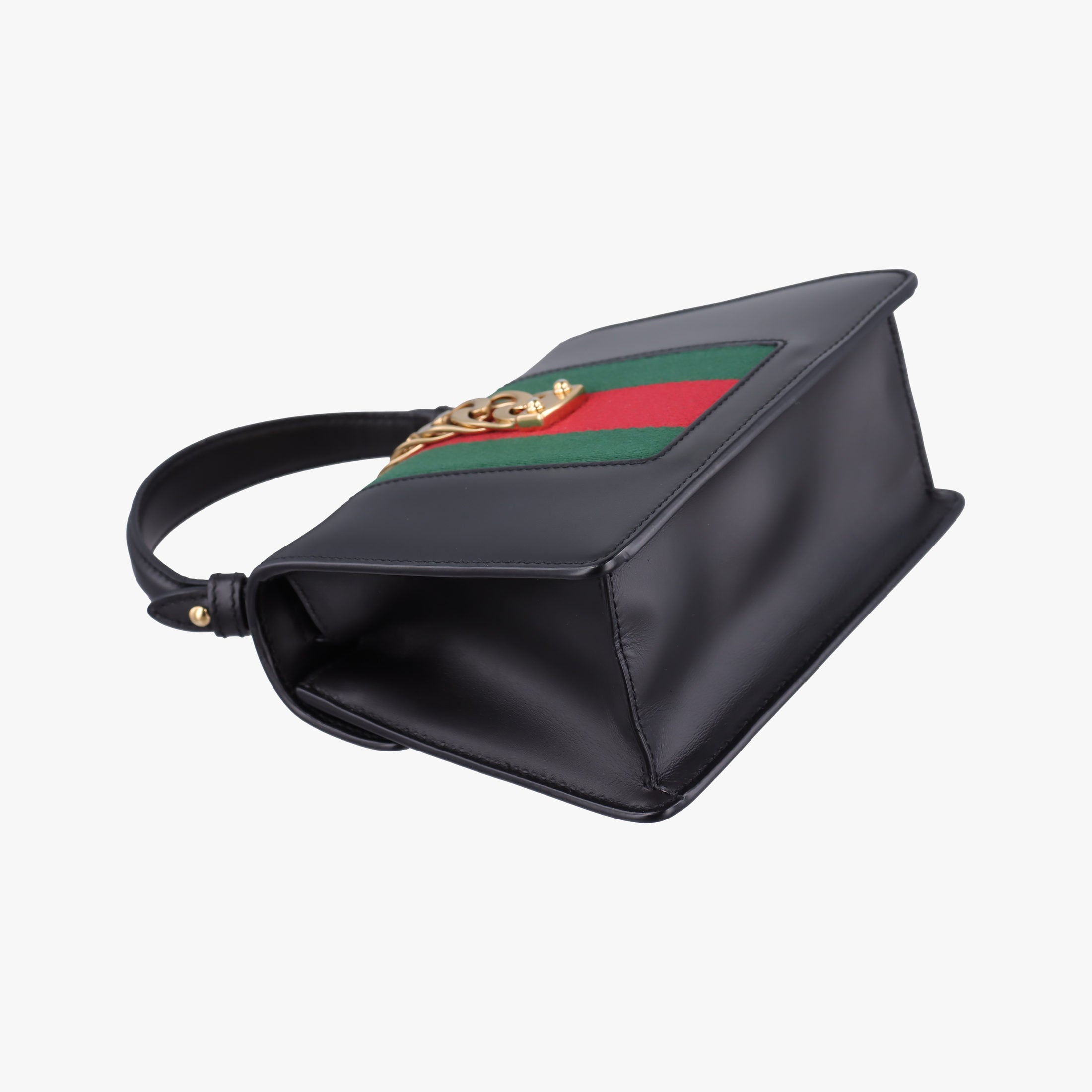 Pre-owned Gucci Sylvie Black Leather 470270 shoulderbag | stylenewstar
