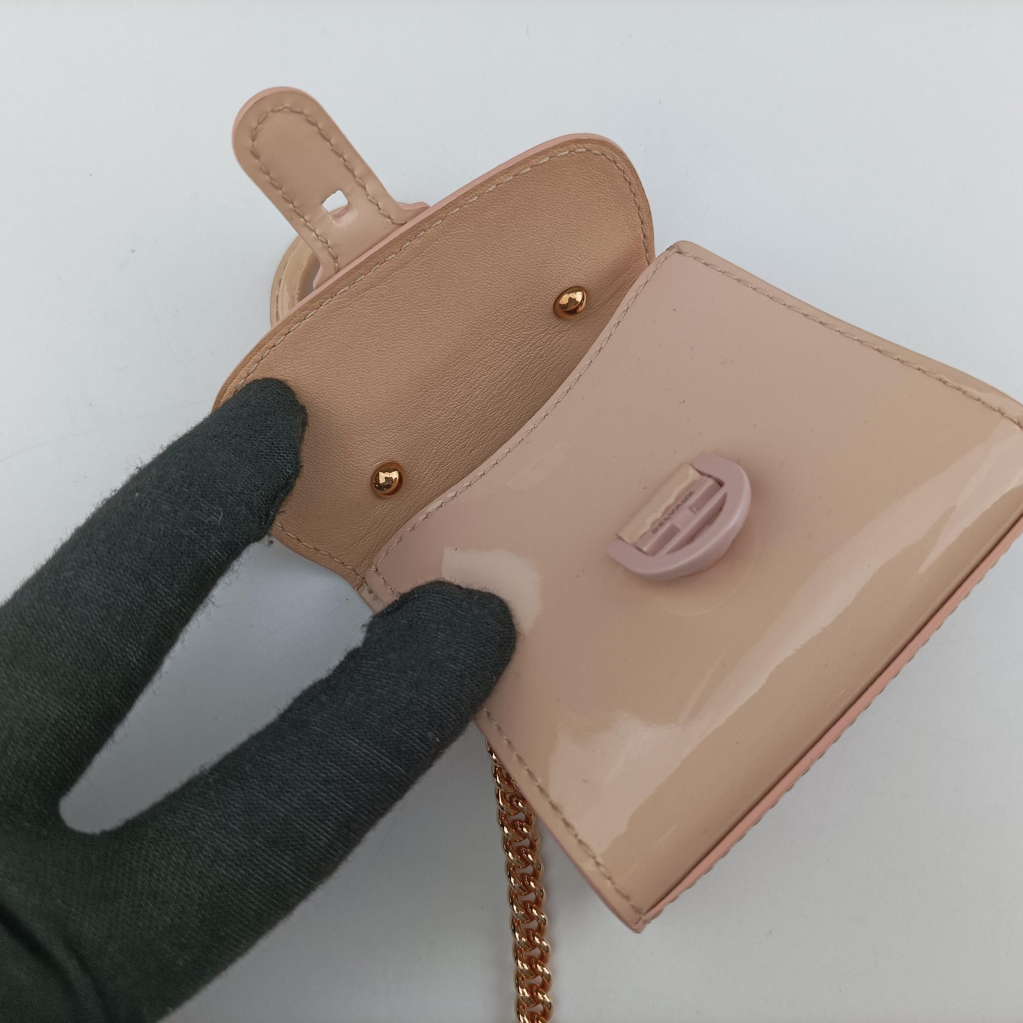 Pre-owned Delvaux Brillant Beige Leather  coinpurse | stylenewstar