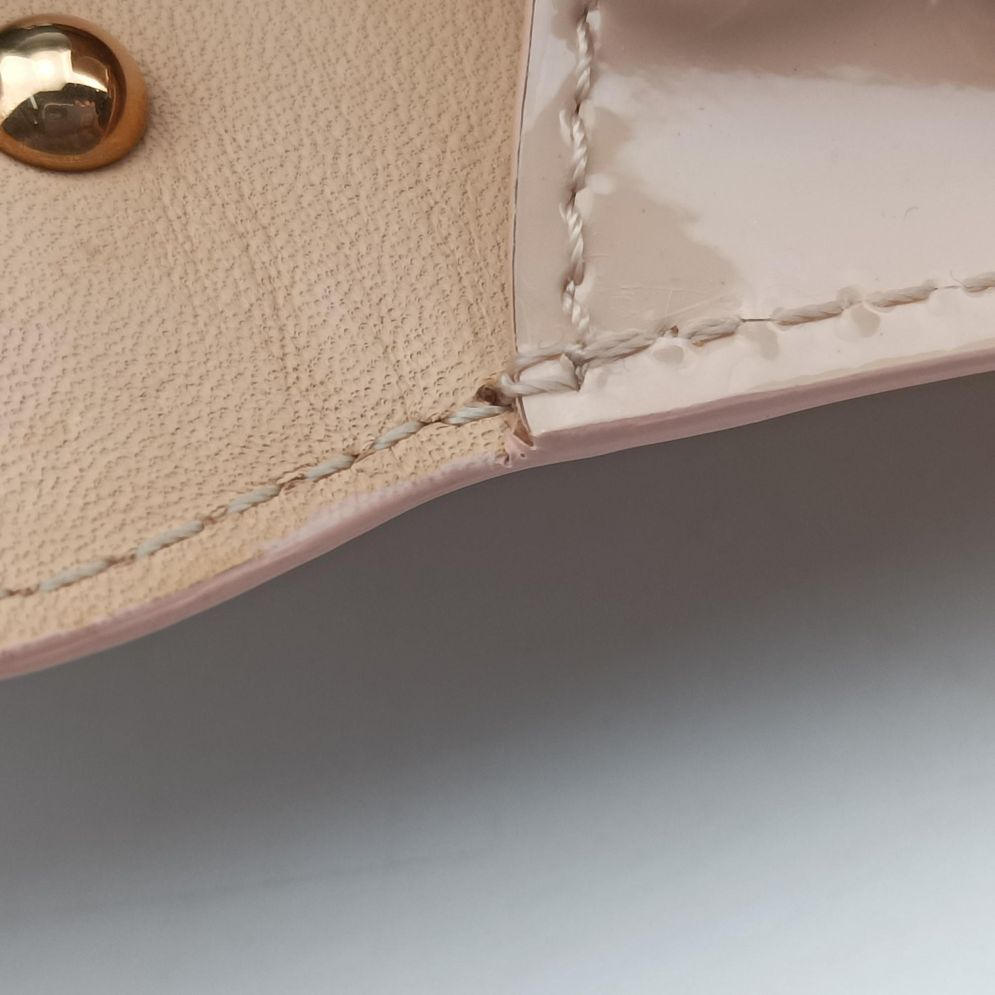 Pre-owned Delvaux Brillant Beige Leather  coinpurse | stylenewstar