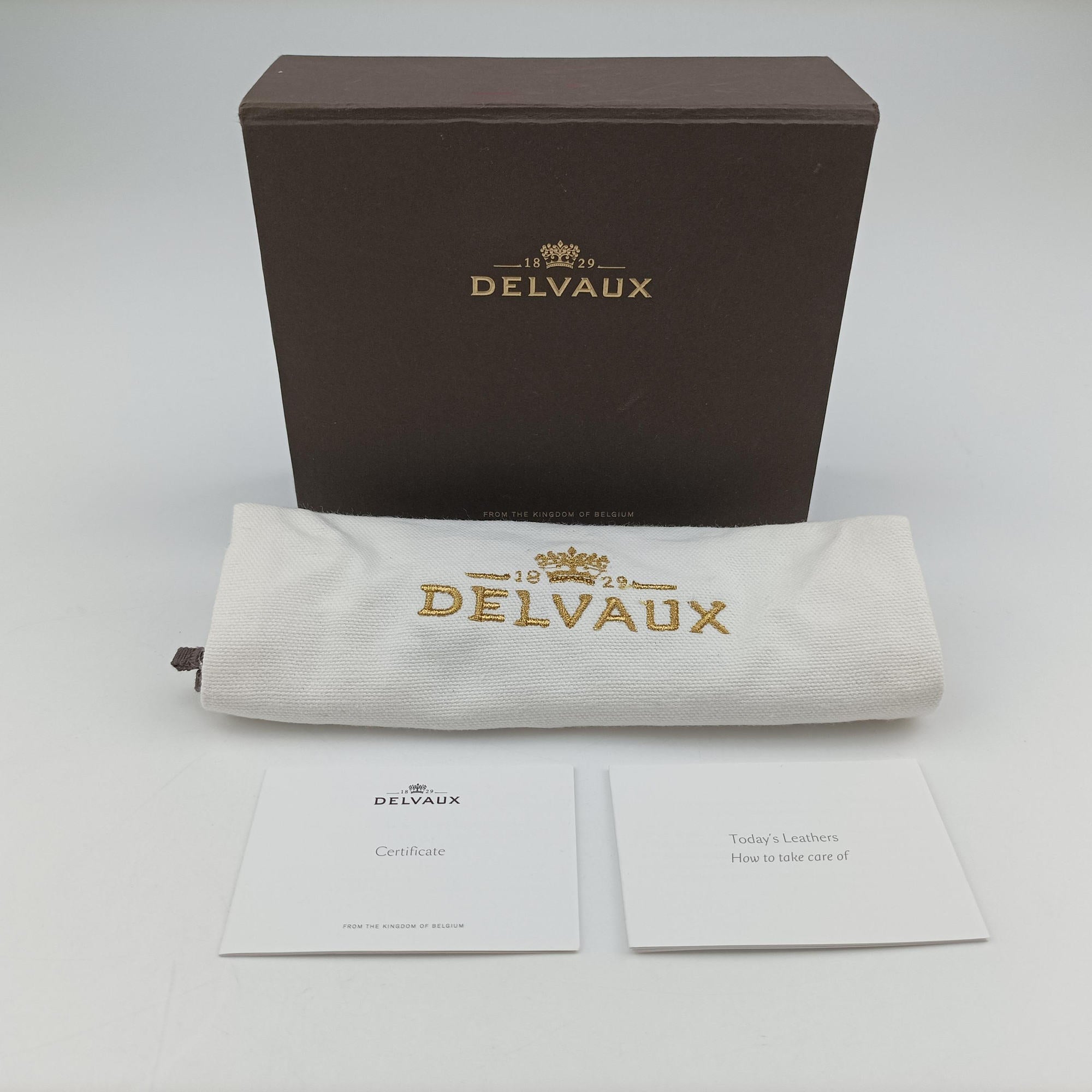 Pre-owned Delvaux Brillant Beige Leather  coinpurse | stylenewstar