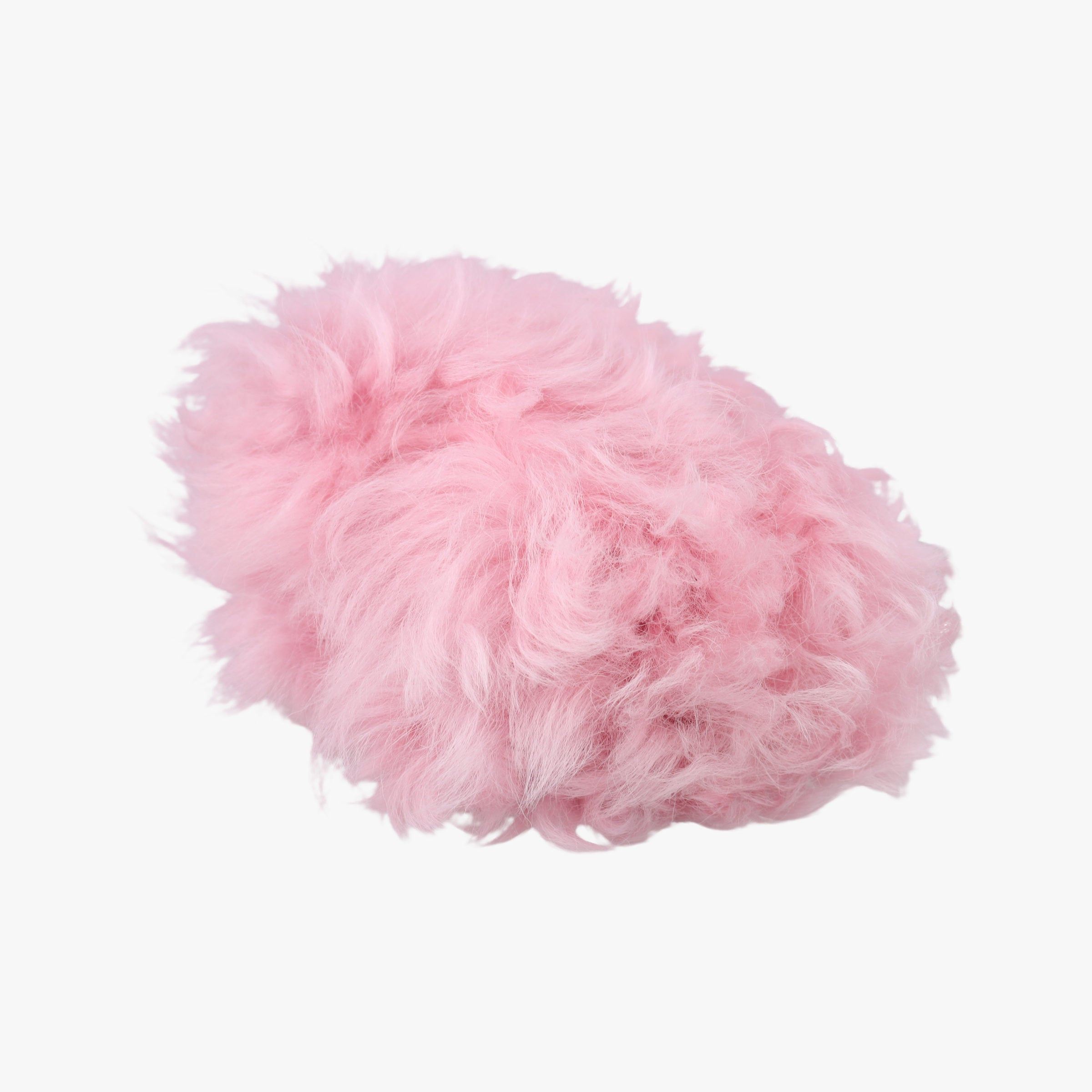 Vintage Chanel Shearling CC Hook Card Holder Pink wool AP2397 handbag | stylenewstar