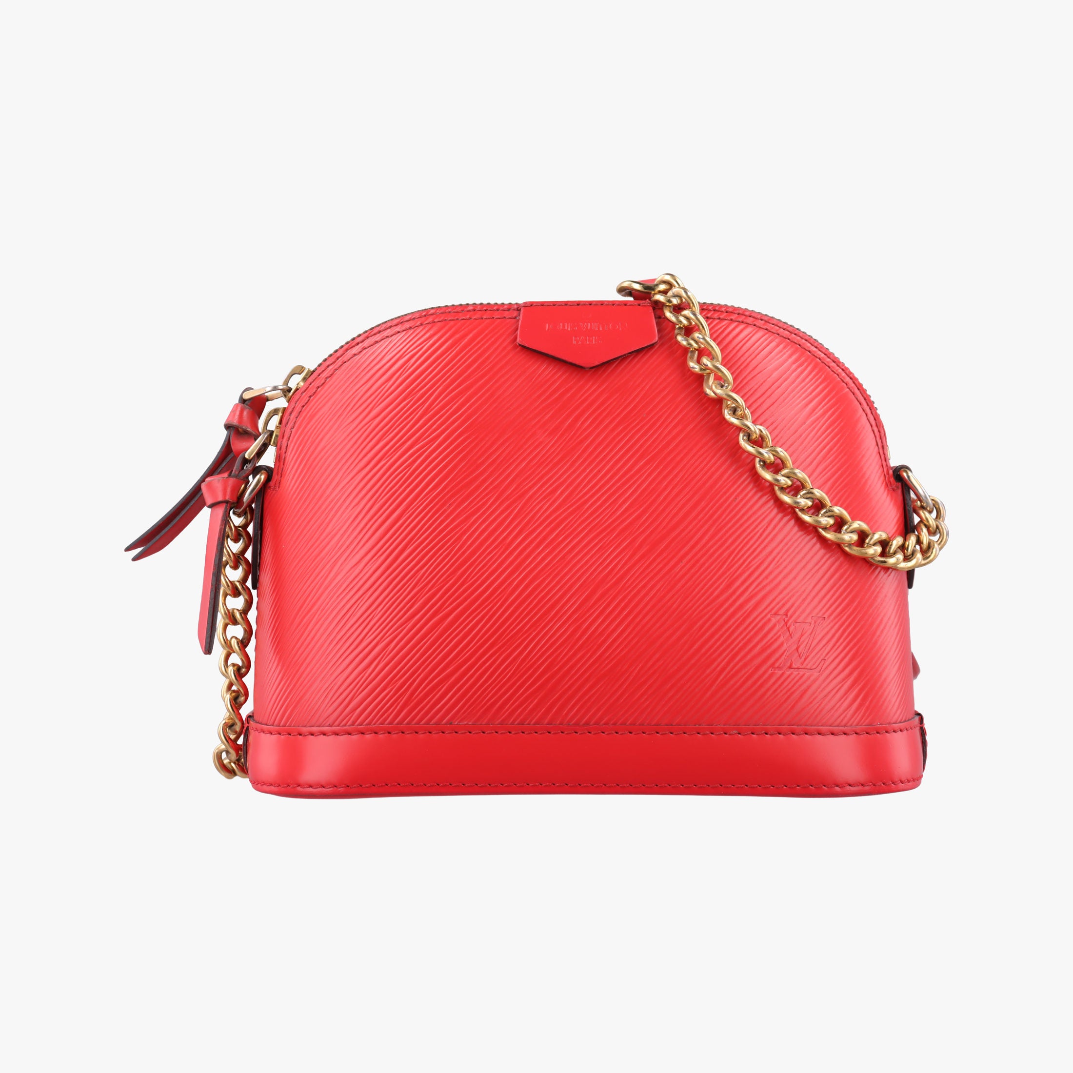 Pre-owned Louis Vuitton Alma MINI chain COQUELICOT epi M51404 shoulderbag | stylenewstar
