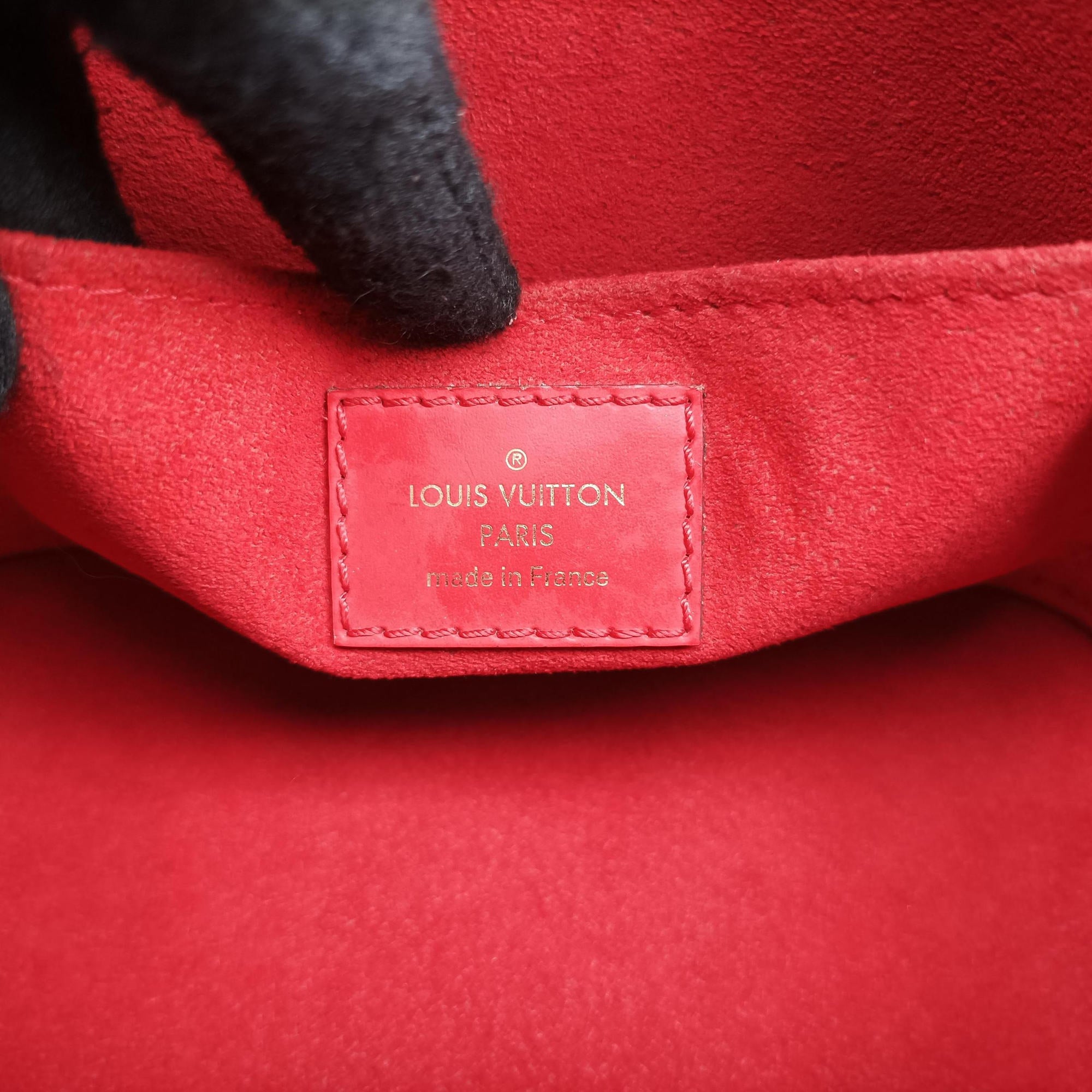 Pre-owned Louis Vuitton Alma MINI chain COQUELICOT epi M51404 shoulderbag | stylenewstar