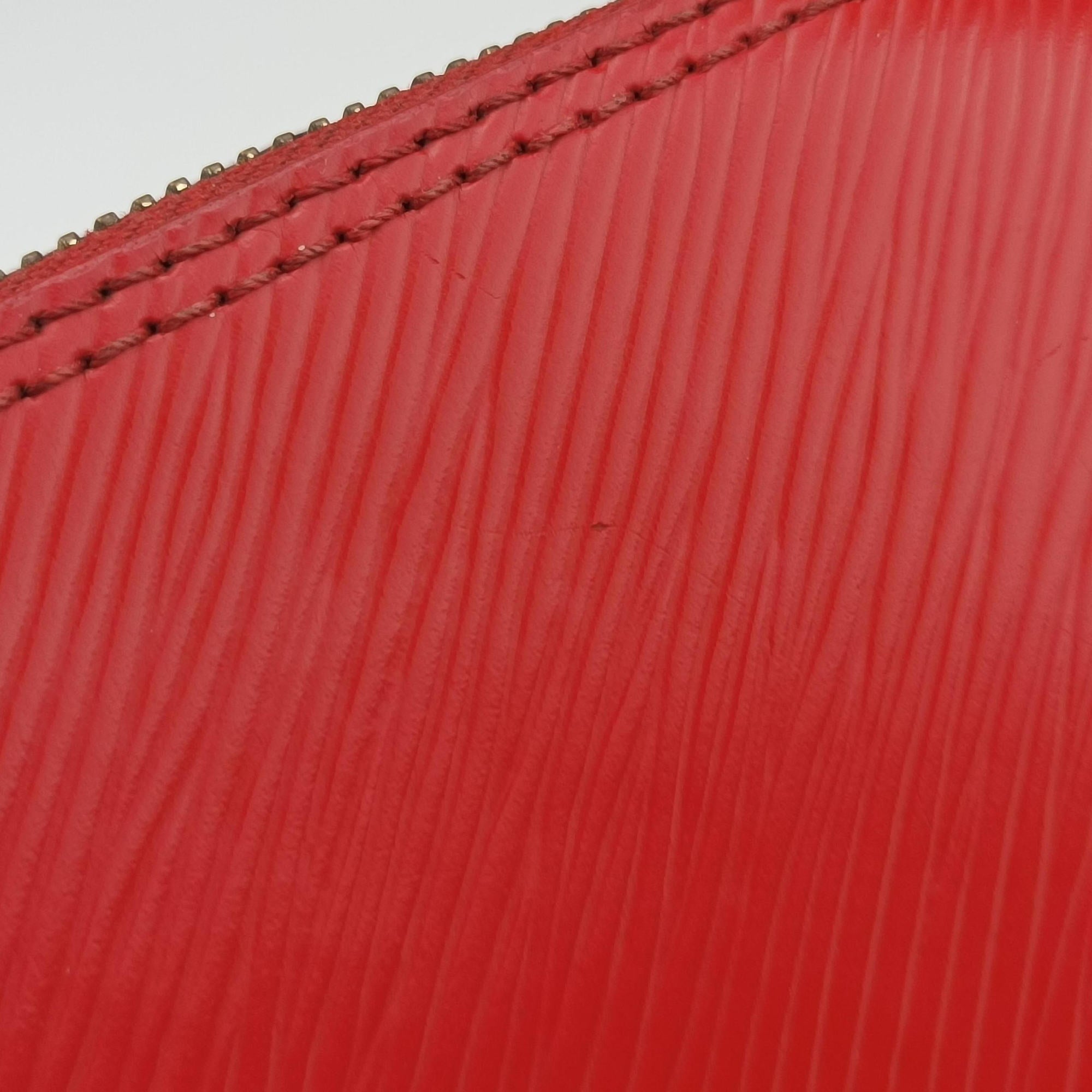 Pre-owned Louis Vuitton Alma MINI chain COQUELICOT epi M51404 shoulderbag | stylenewstar