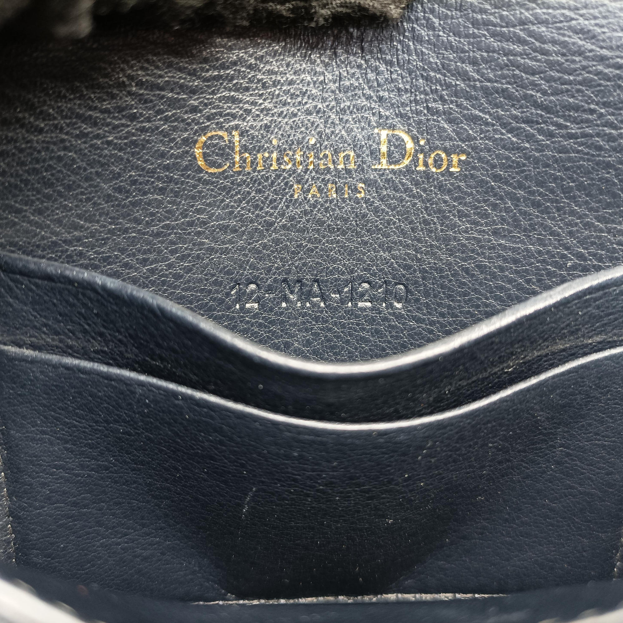 Pre-owned Christian Dior Saddle Navy×Gray jacquard  bum bag/waist bag | stylenewstar