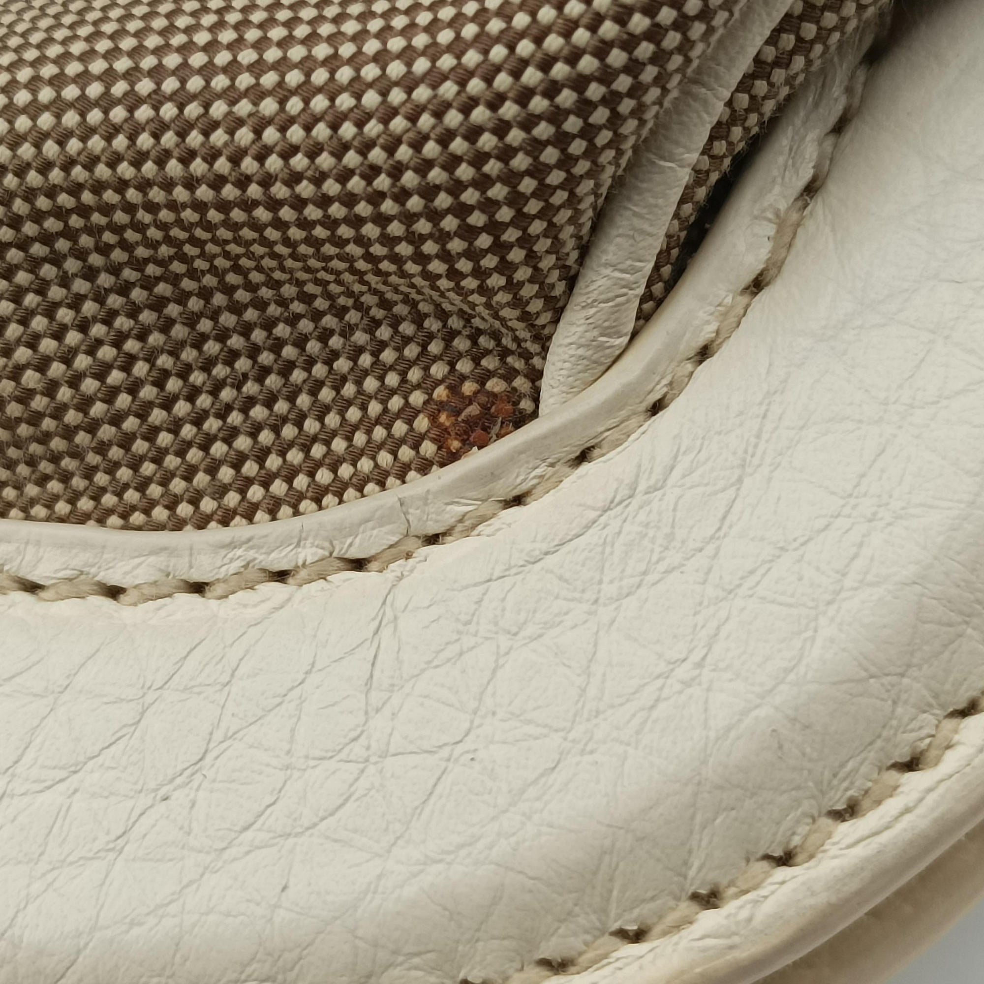 Pre-owned Prada Logo Jacquard Studded Frame Corda × Talco Jacquard Canvas × Vitello Leather  handbag | stylenewstar