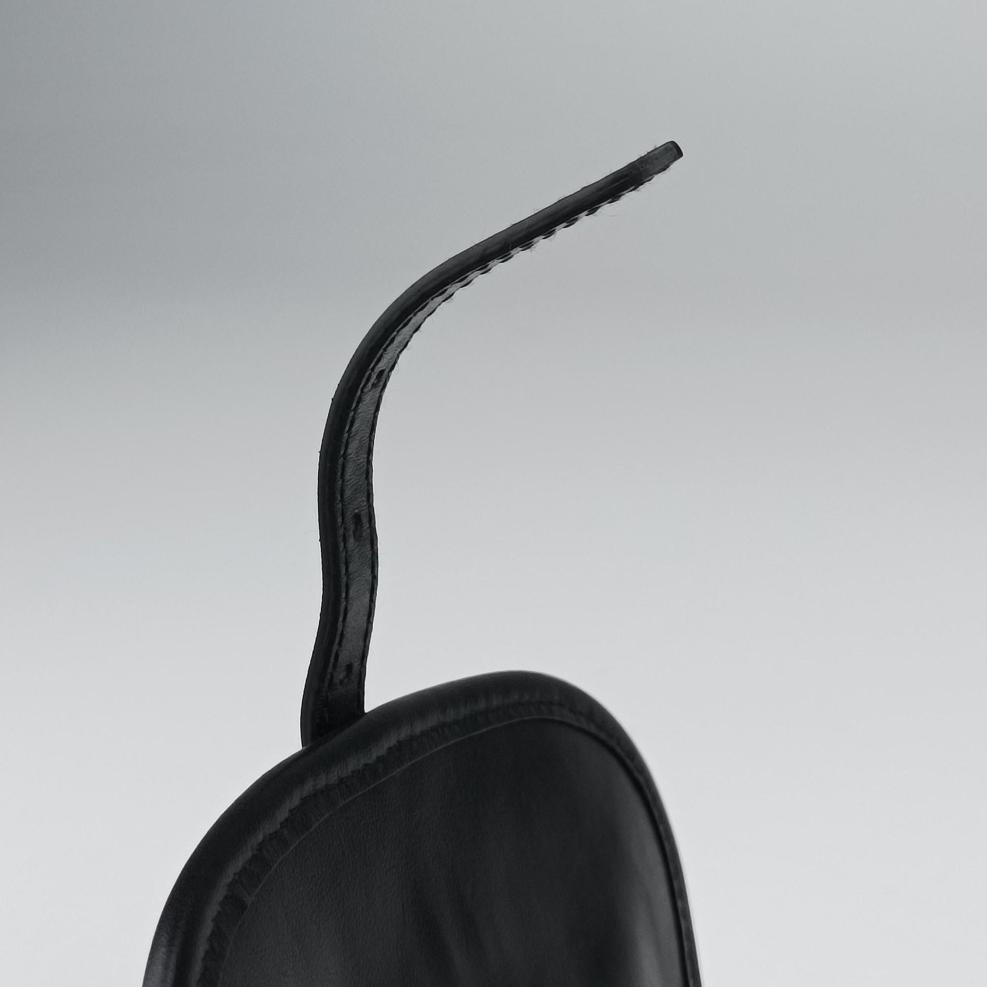 Secondhand Prada Fringe Charms Black Leather×velour IBL002 shoulderbag | stylenewstar