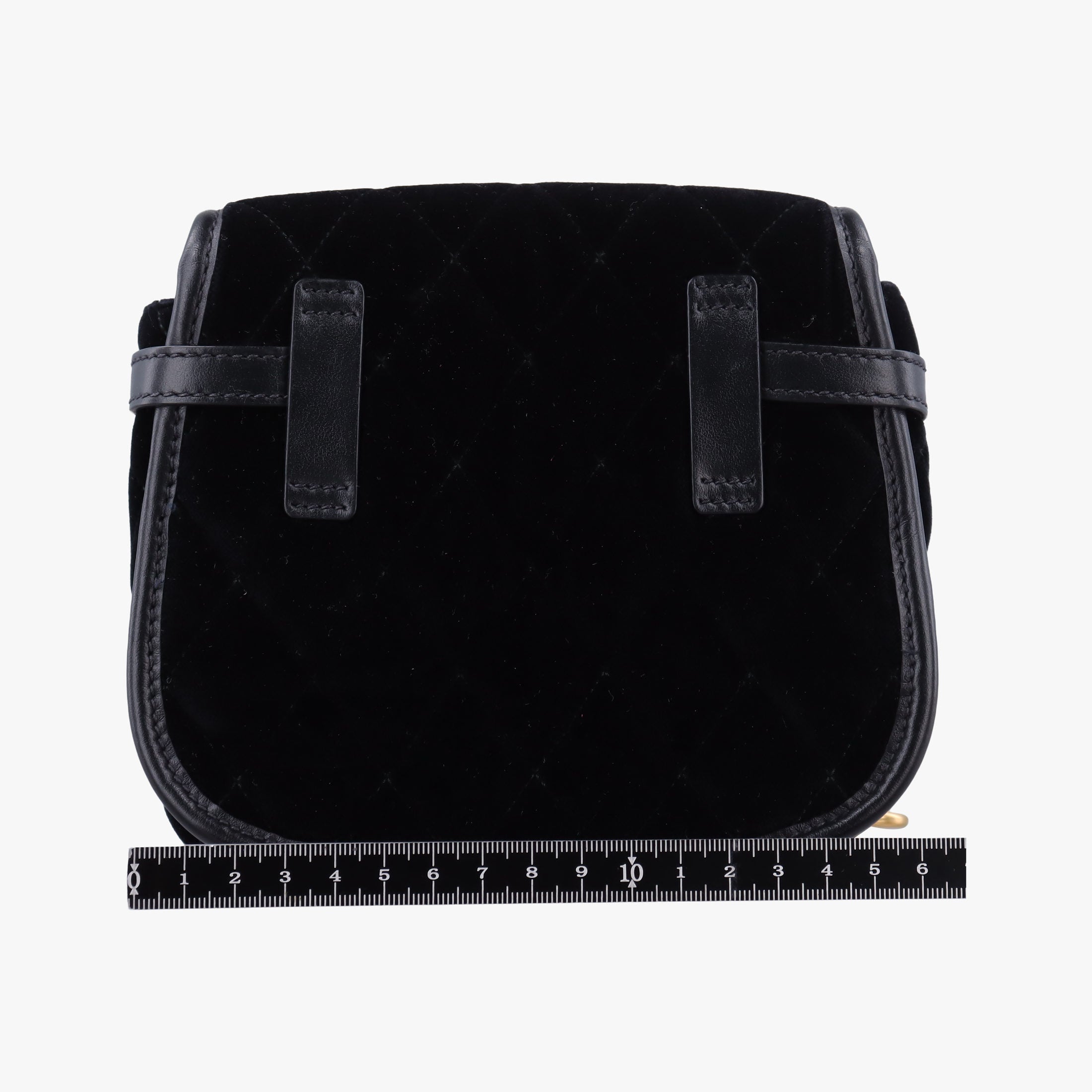 Secondhand Prada Fringe Charms Black Leather×velour IBL002 shoulderbag | stylenewstar