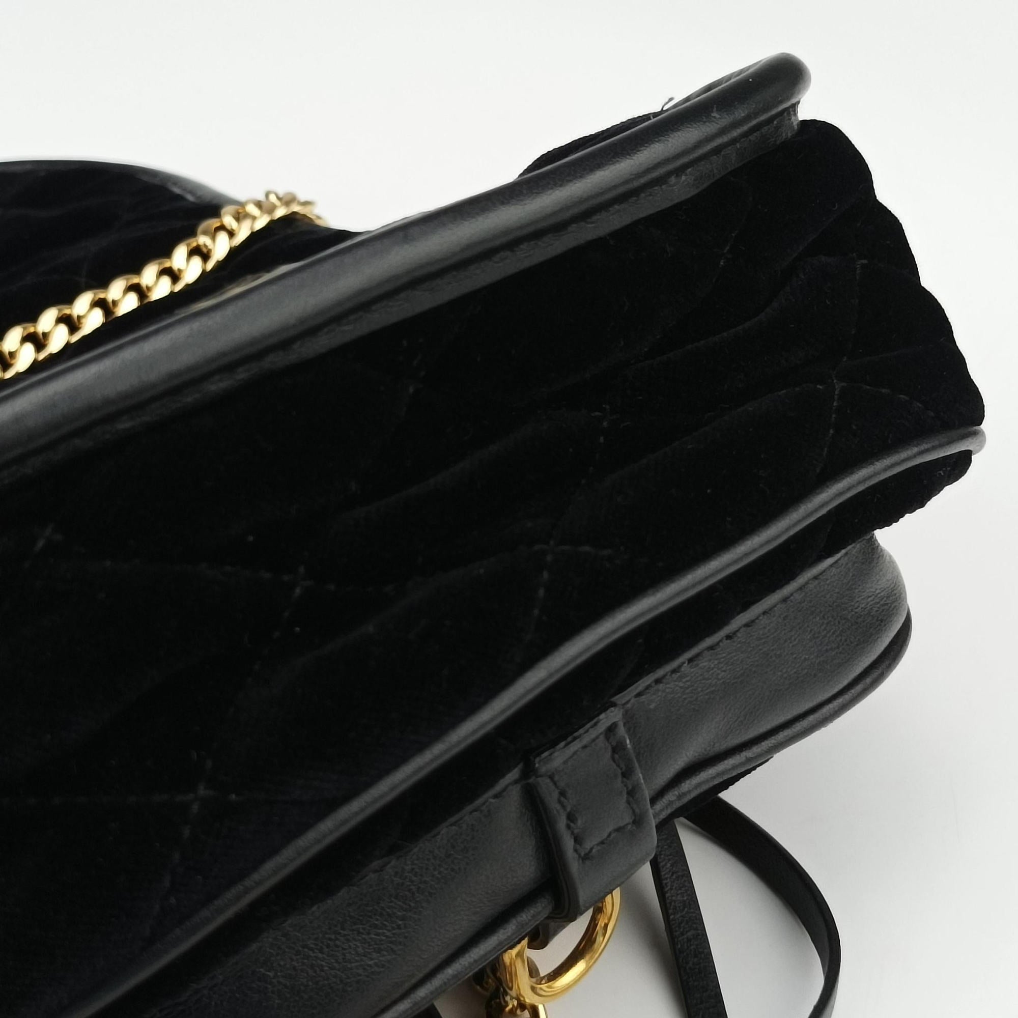 Secondhand Prada Fringe Charms Black Leather×velour IBL002 shoulderbag | stylenewstar