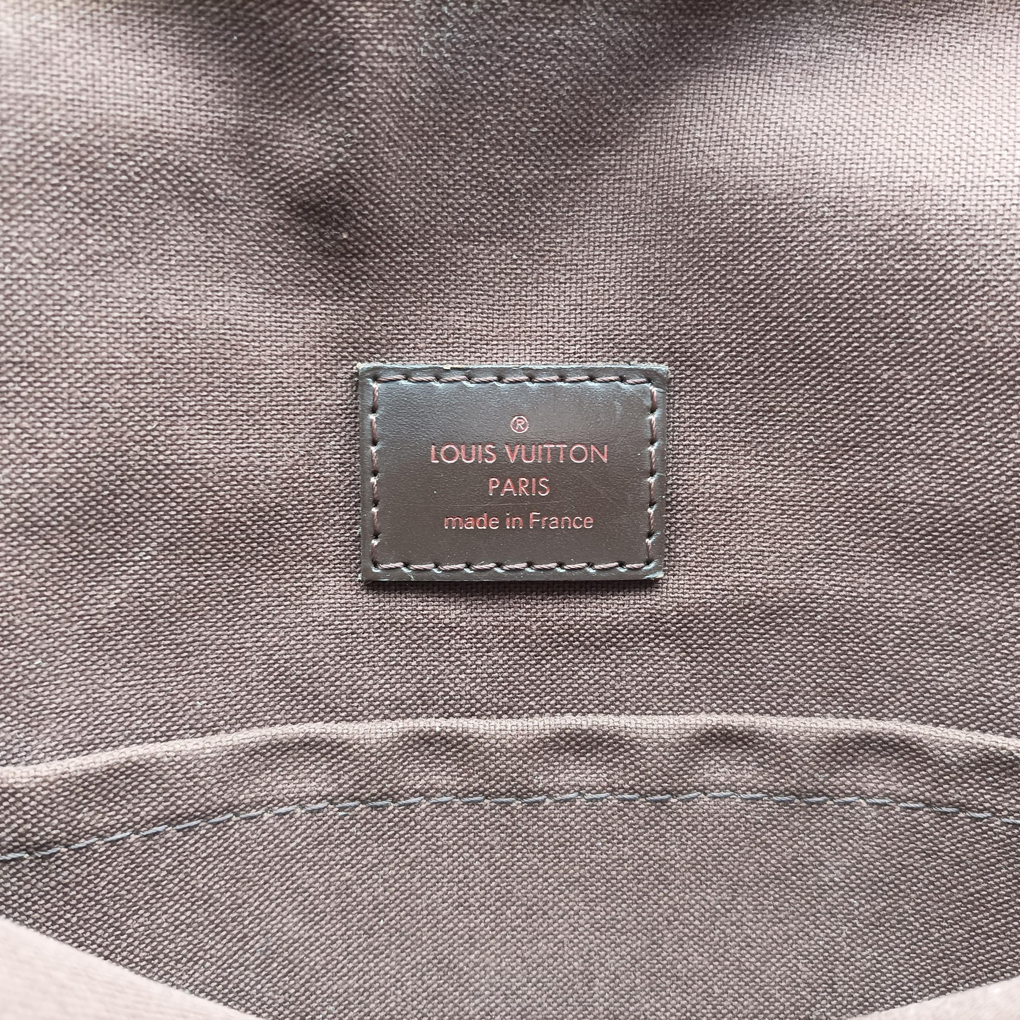 Pre-owned Louis Vuitton BROOKLYN MM EBENE Damier Canvas N51211 shoulderbag | stylenewstar