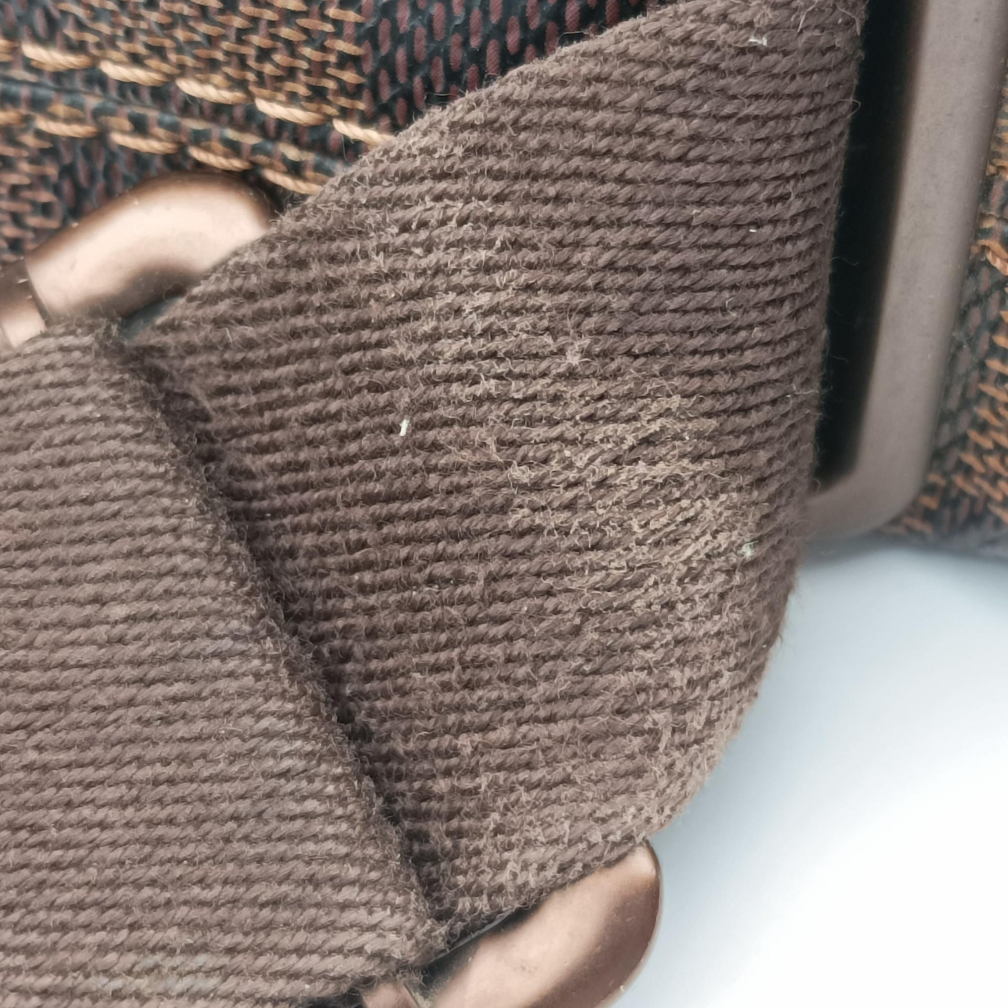Pre-owned Louis Vuitton BROOKLYN MM EBENE Damier Canvas N51211 shoulderbag | stylenewstar