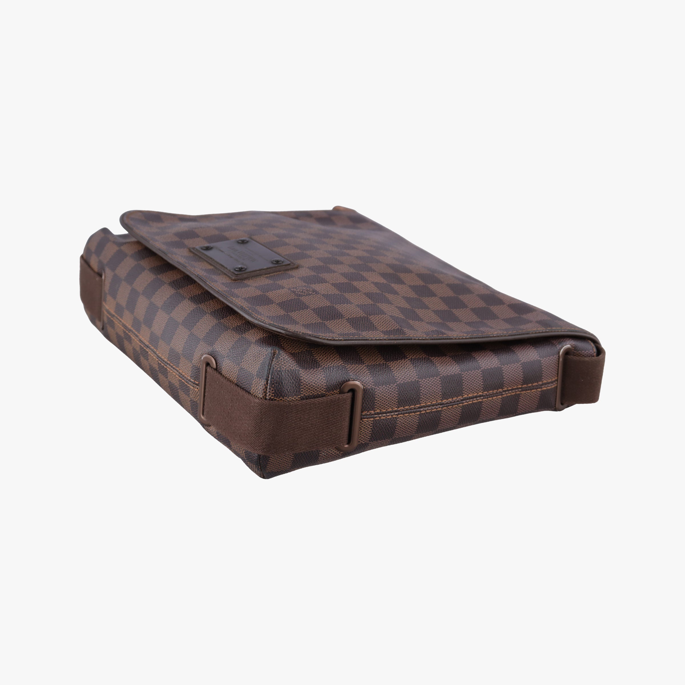 Pre-owned Louis Vuitton BROOKLYN MM EBENE Damier Canvas N51211 shoulderbag | stylenewstar