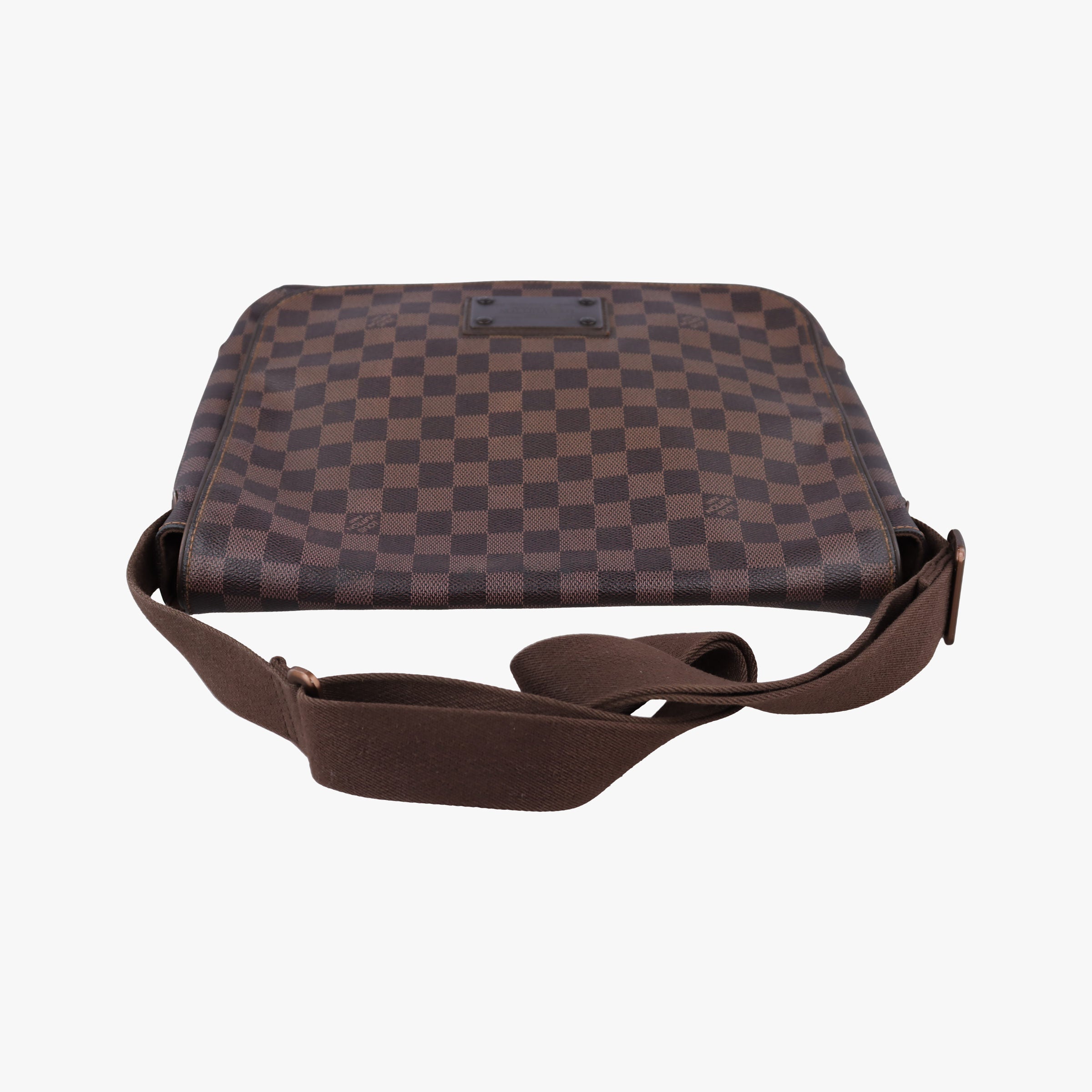 Pre-owned Louis Vuitton BROOKLYN MM EBENE Damier Canvas N51211 shoulderbag | stylenewstar