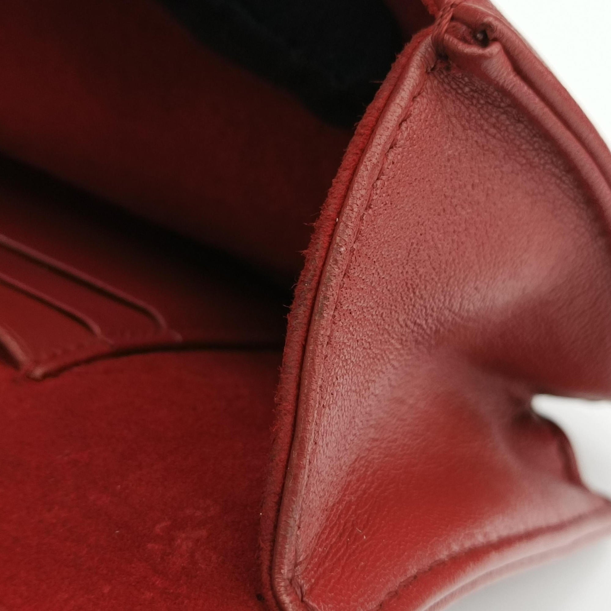 Pre-owned Christian Dior Diorama Red lambskin  shoulderbag | stylenewstar