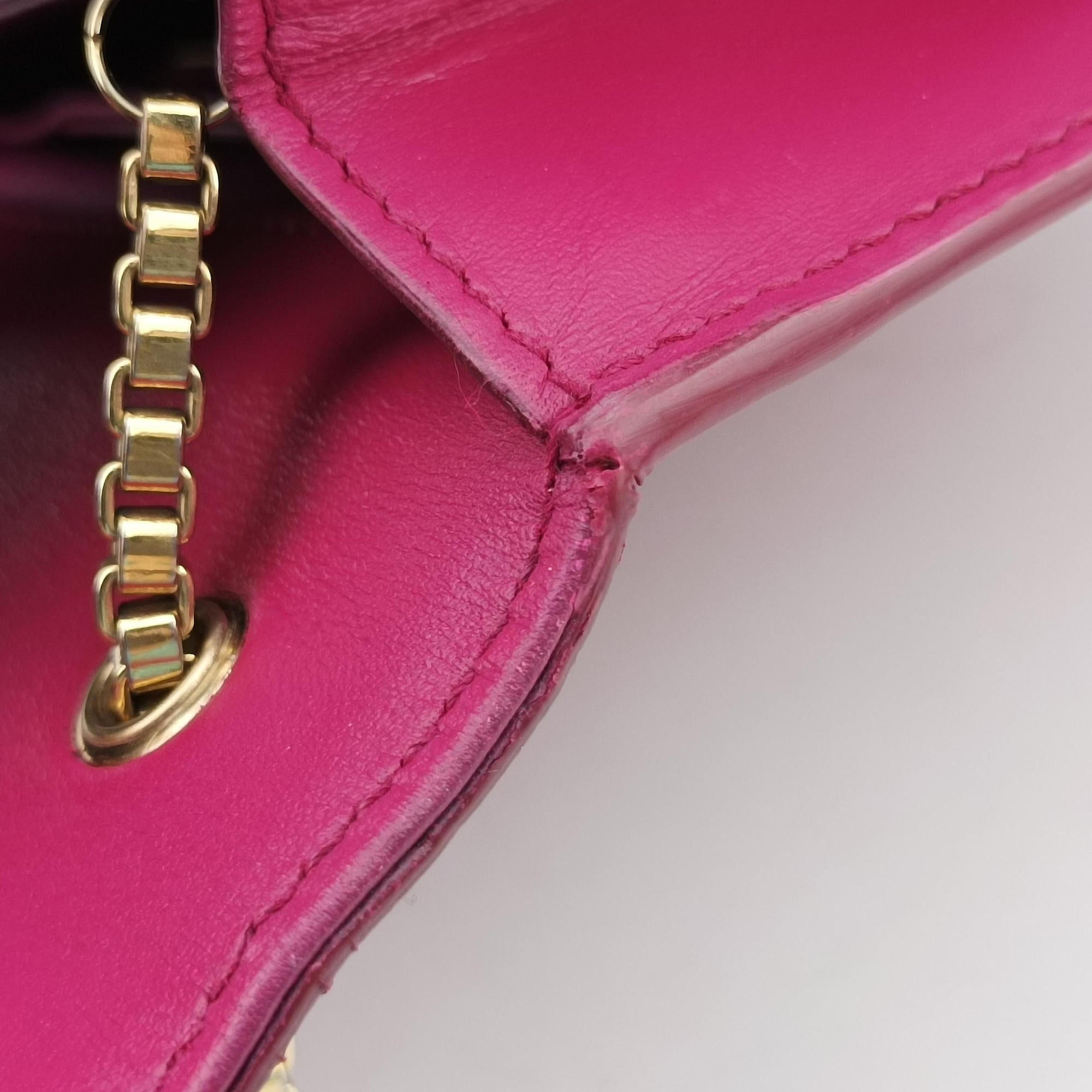Pre-owned Ferragamo Thalia Rose Leather  shoulderbag | stylenewstar