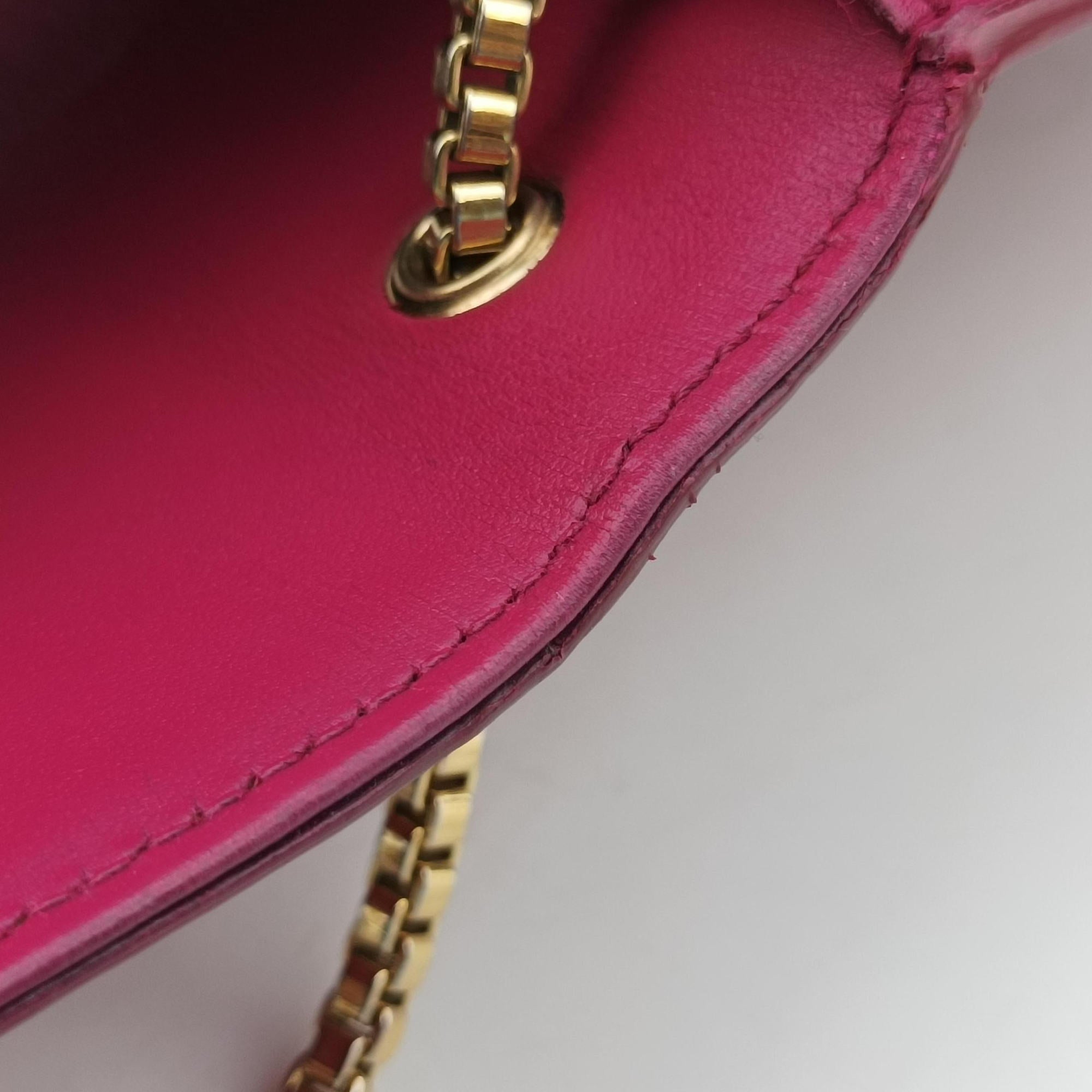 Pre-owned Ferragamo Thalia Rose Leather  shoulderbag | stylenewstar