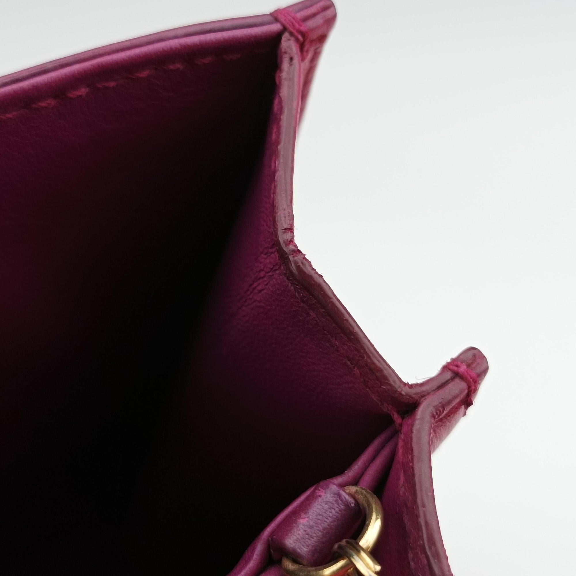 Pre-owned Ferragamo Thalia Rose Leather  shoulderbag | stylenewstar
