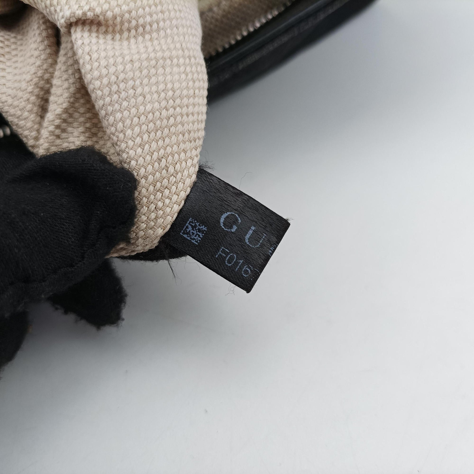 Pre-owned Gucci GG Canvas Black Leather×Canvas 308930 shoulderbag | stylenewstar