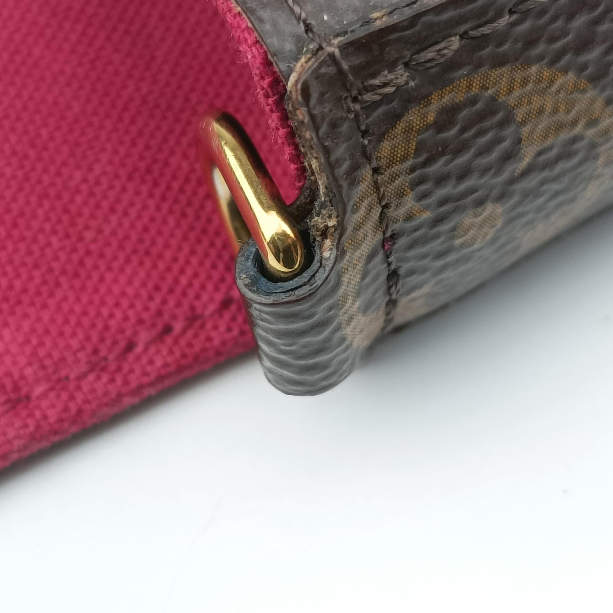 Pre-owned Louis Vuitton Pochette Felicie Brown Monogram Canvas M61276 shoulderbag | stylenewstar