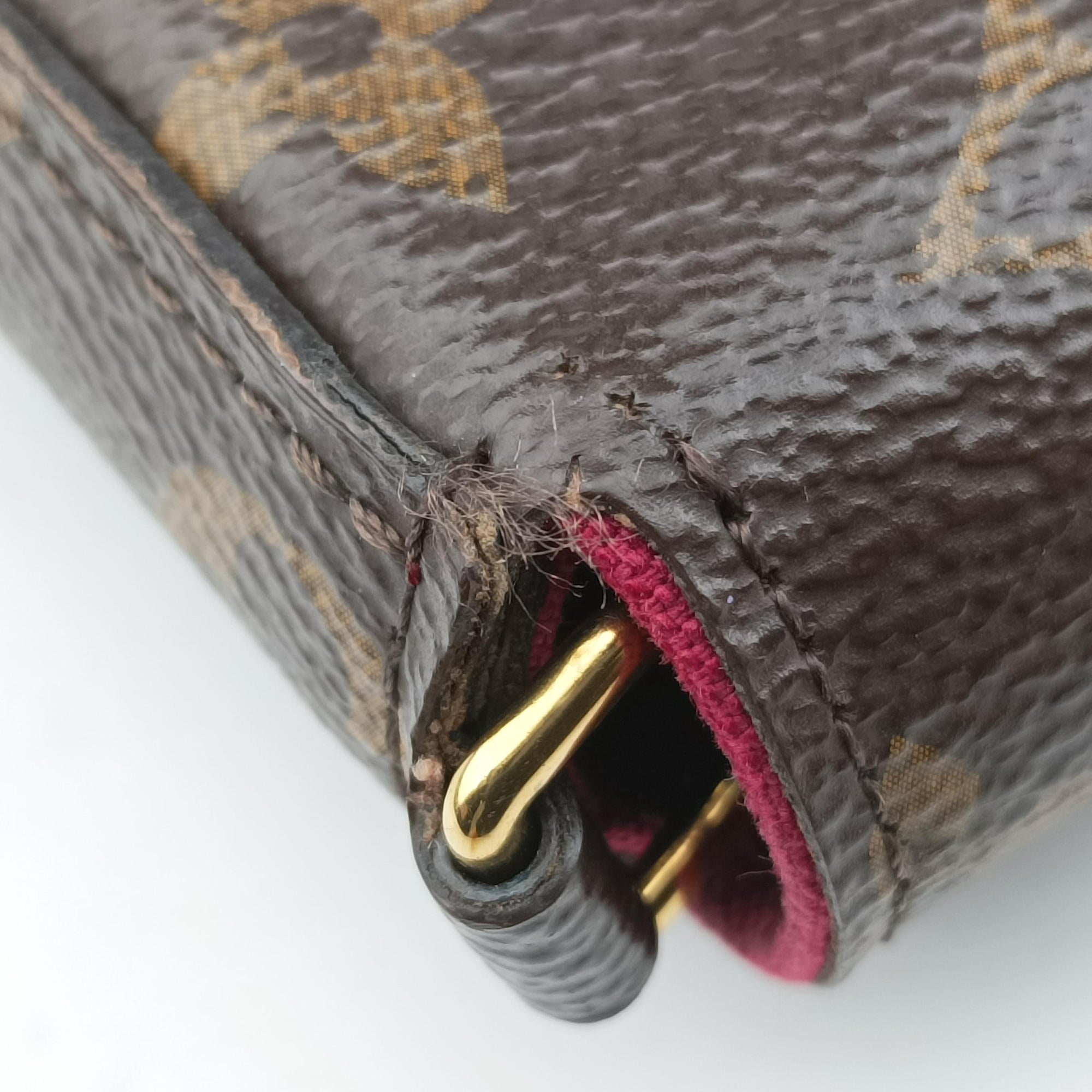 Pre-owned Louis Vuitton Pochette Felicie Brown Monogram Canvas M61276 shoulderbag | stylenewstar