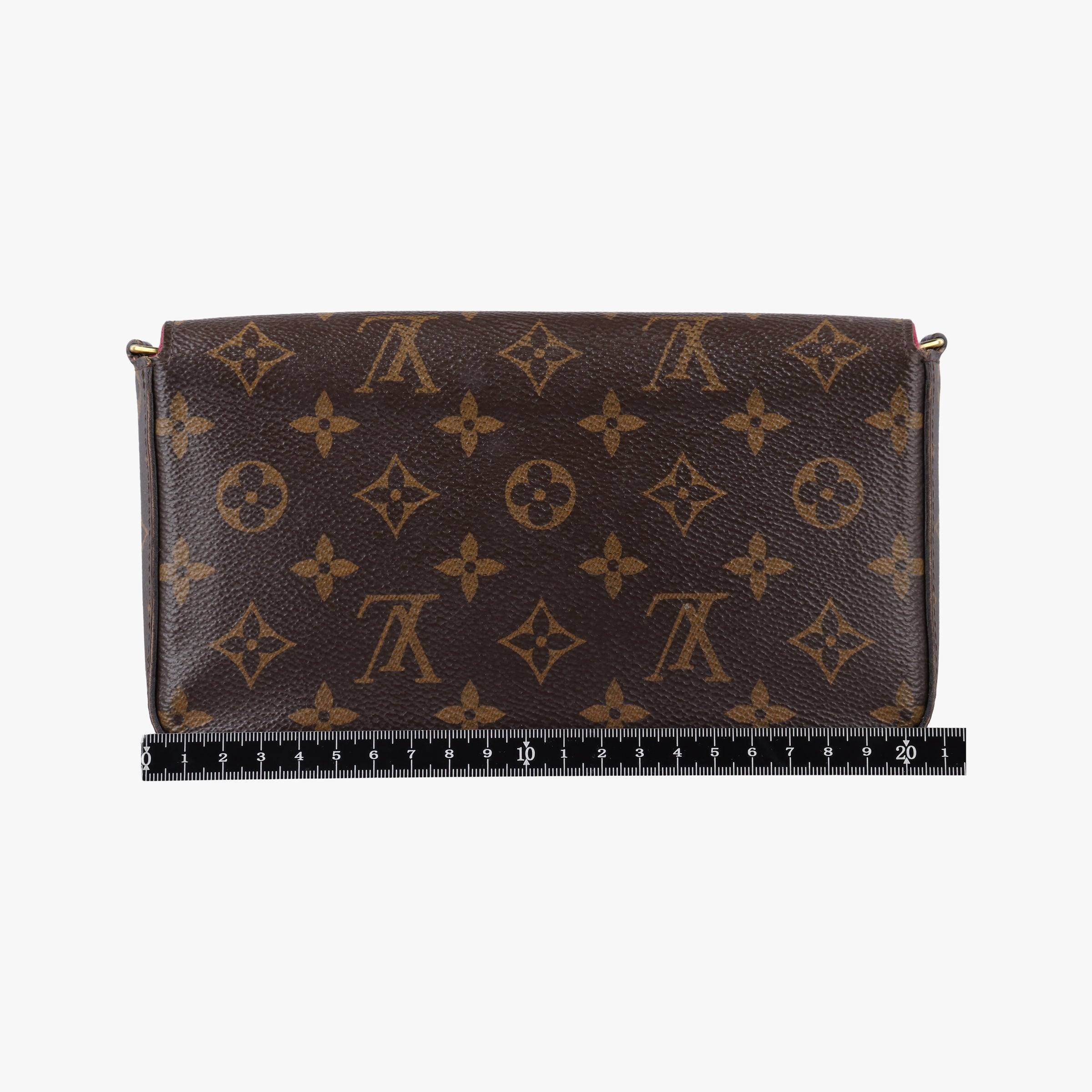 Pre-owned Louis Vuitton Pochette Felicie Brown Monogram Canvas M61276 shoulderbag | stylenewstar