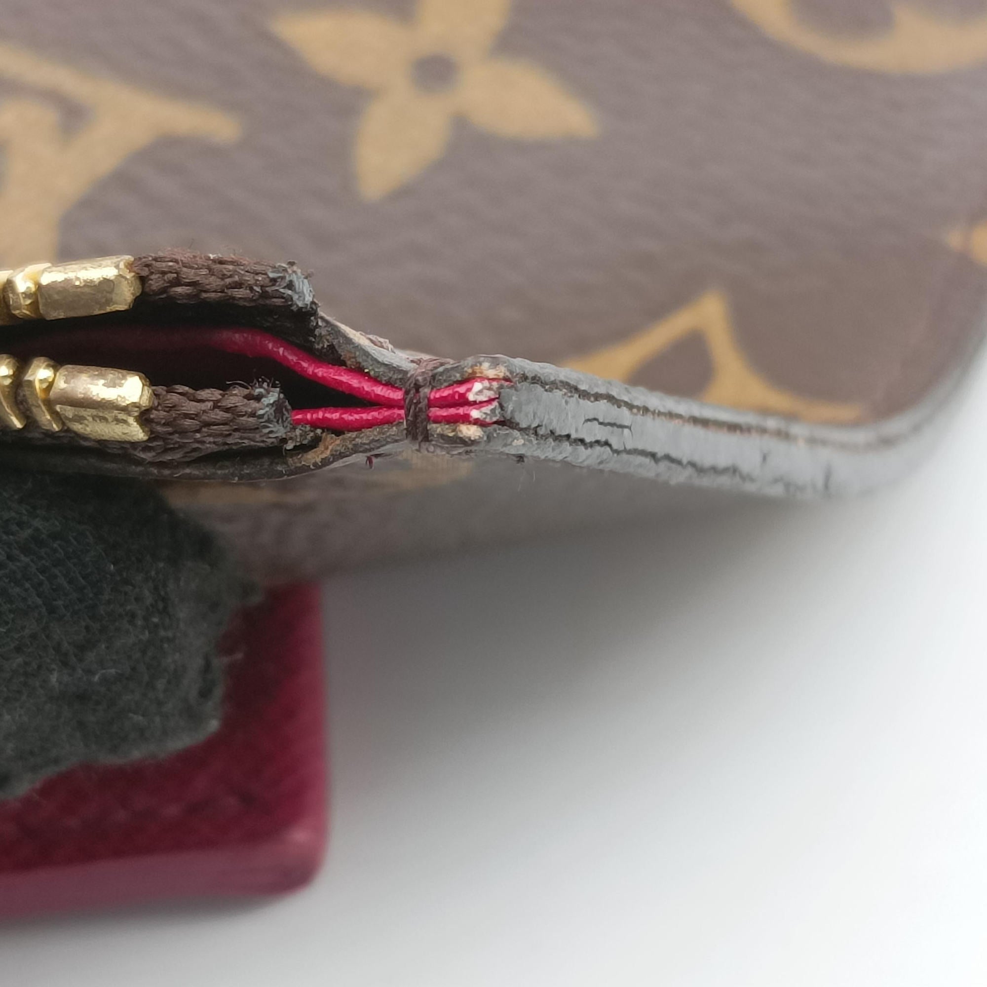 Pre-owned Louis Vuitton Pochette Felicie Brown Monogram Canvas M61276 shoulderbag | stylenewstar
