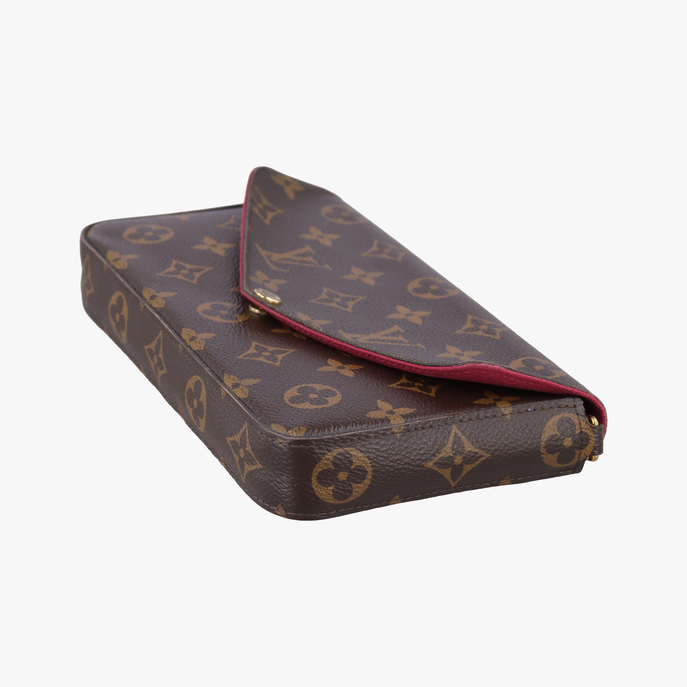 Pre-owned Louis Vuitton Pochette Felicie Brown Monogram Canvas M61276 shoulderbag | stylenewstar