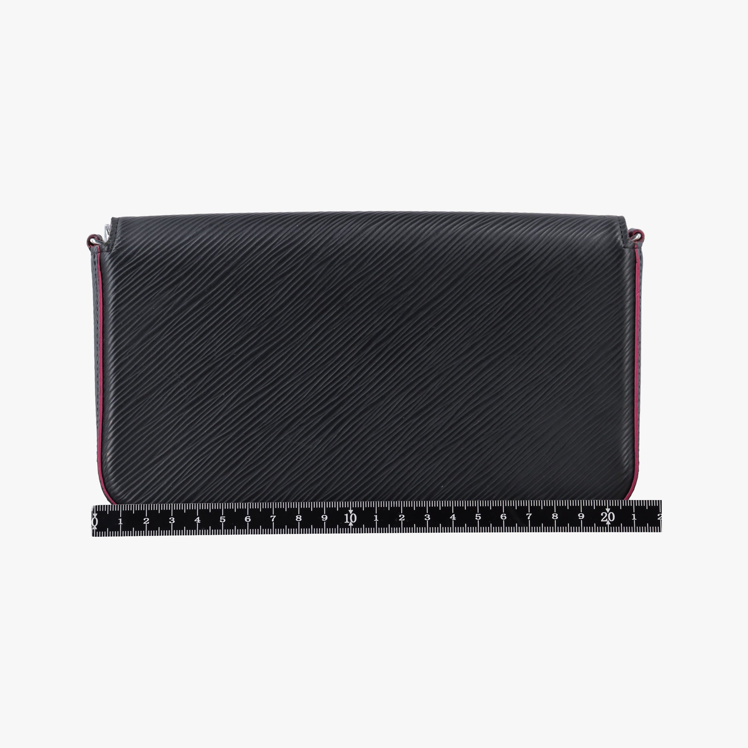Pre-owned Louis Vuitton Pochette Felice Noir×Pink Epi M64579 shoulderbag | stylenewstar