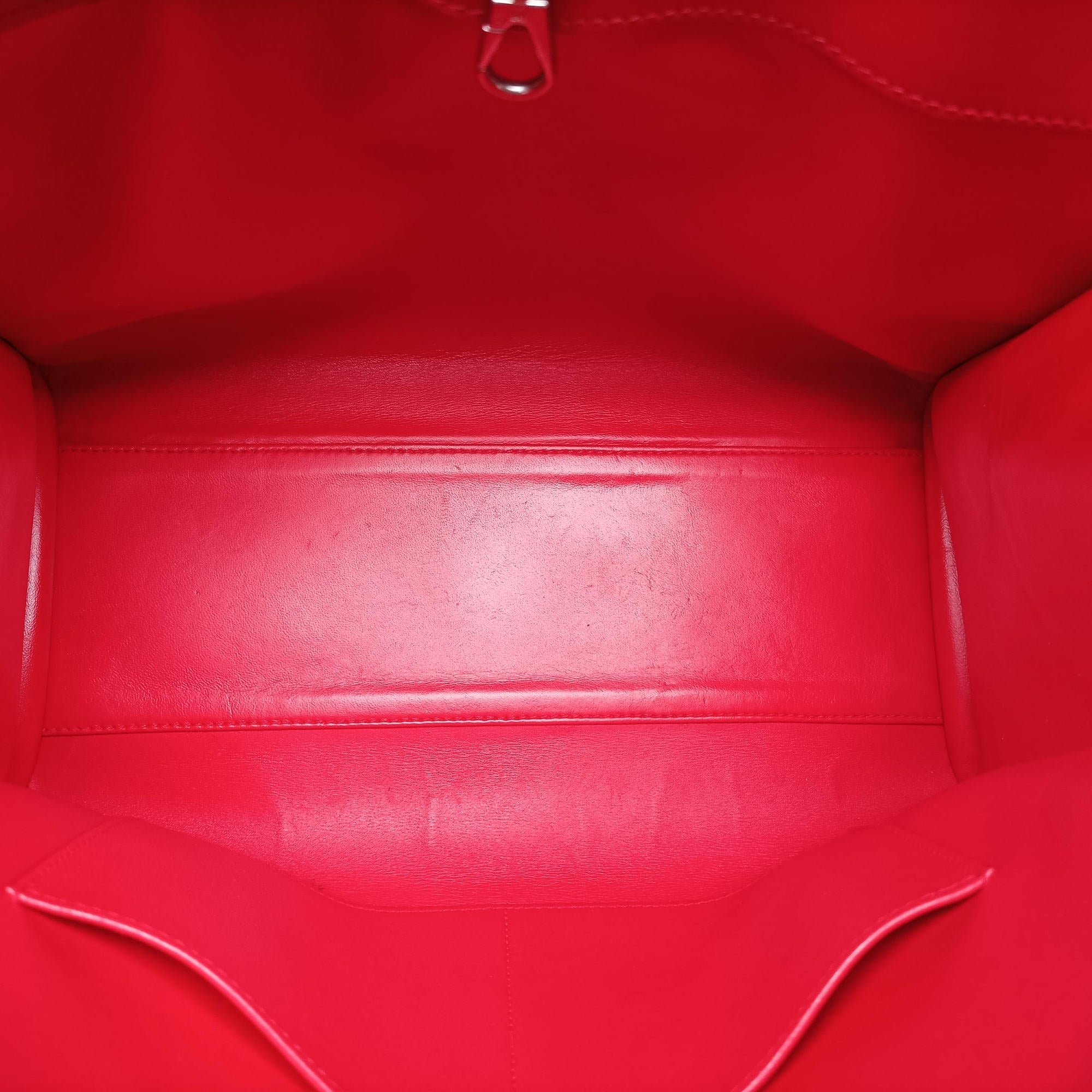 Pre-owned Louis Vuitton City Steamer MM RUBIS Leather M51027 handbag | stylenewstar