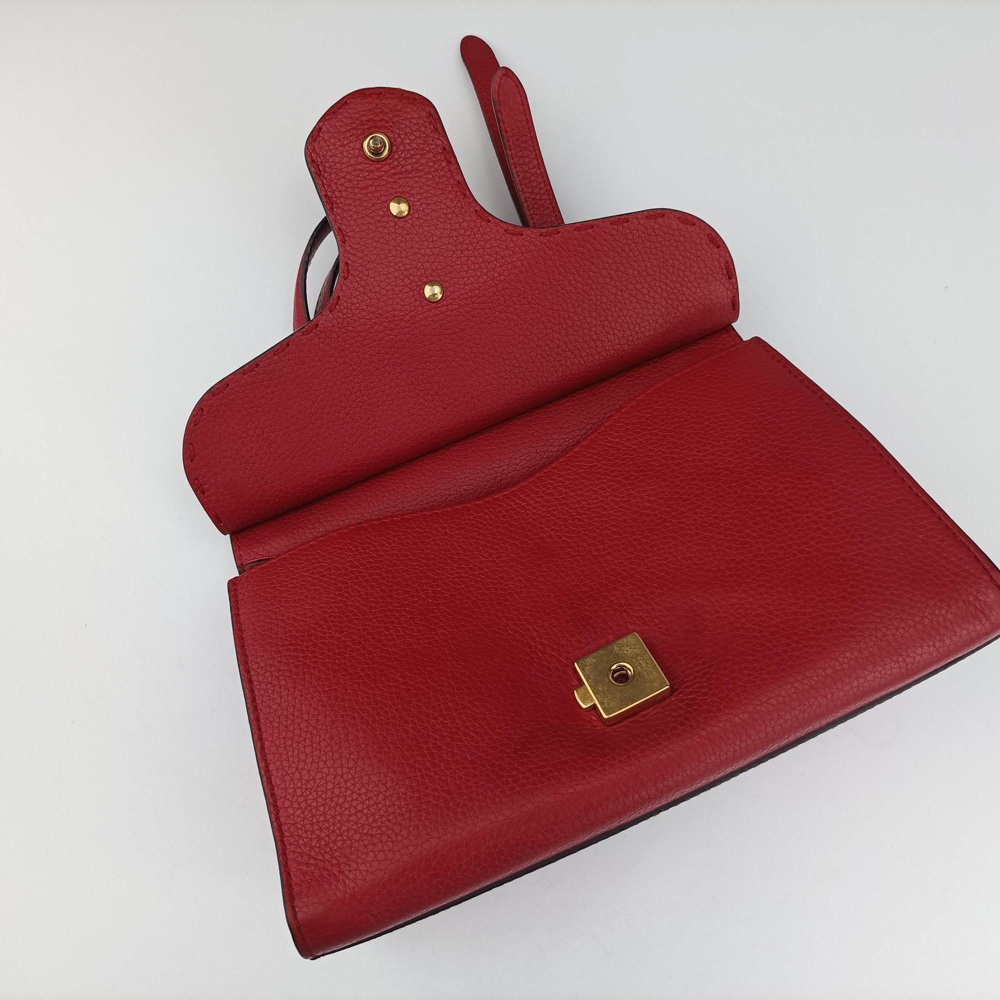 Vintage Gucci GG Marmont Red Leather 442622 shoulderbag | stylenewstar