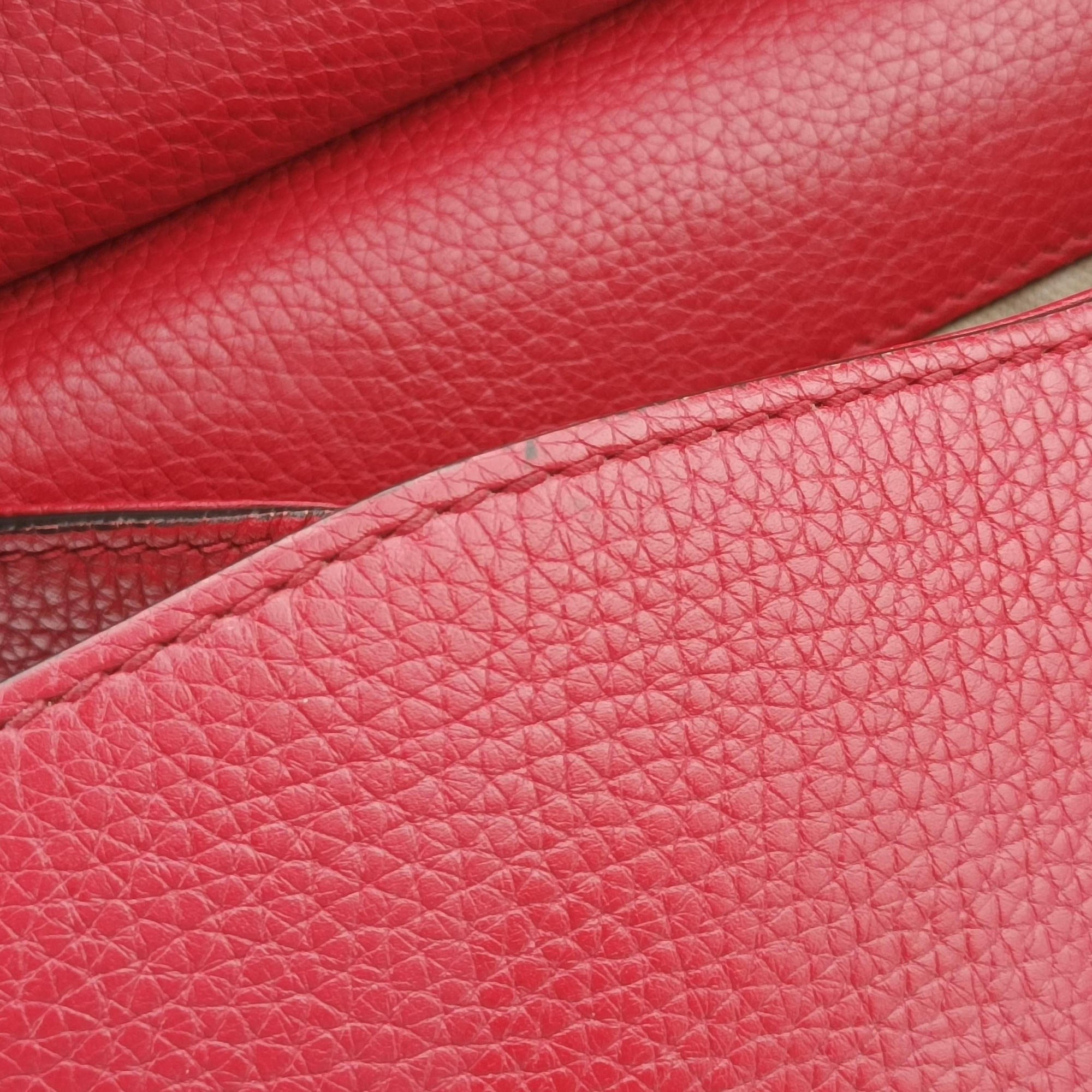Vintage Gucci GG Marmont Red Leather 442622 shoulderbag | stylenewstar