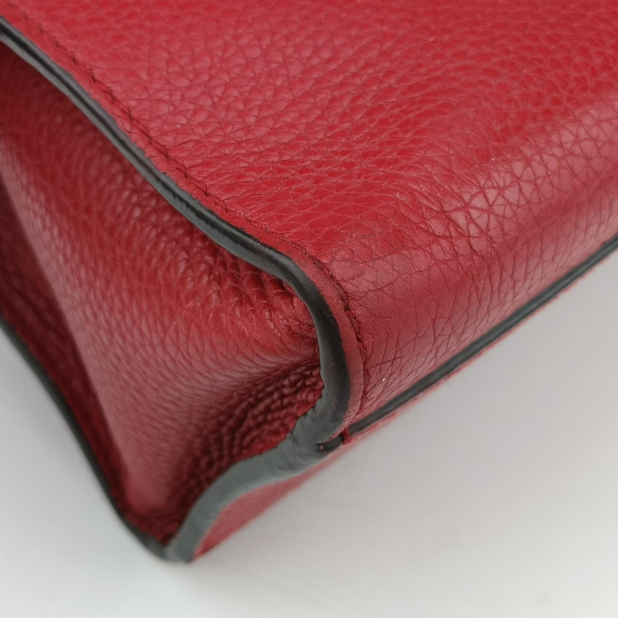 Vintage Gucci GG Marmont Red Leather 442622 shoulderbag | stylenewstar