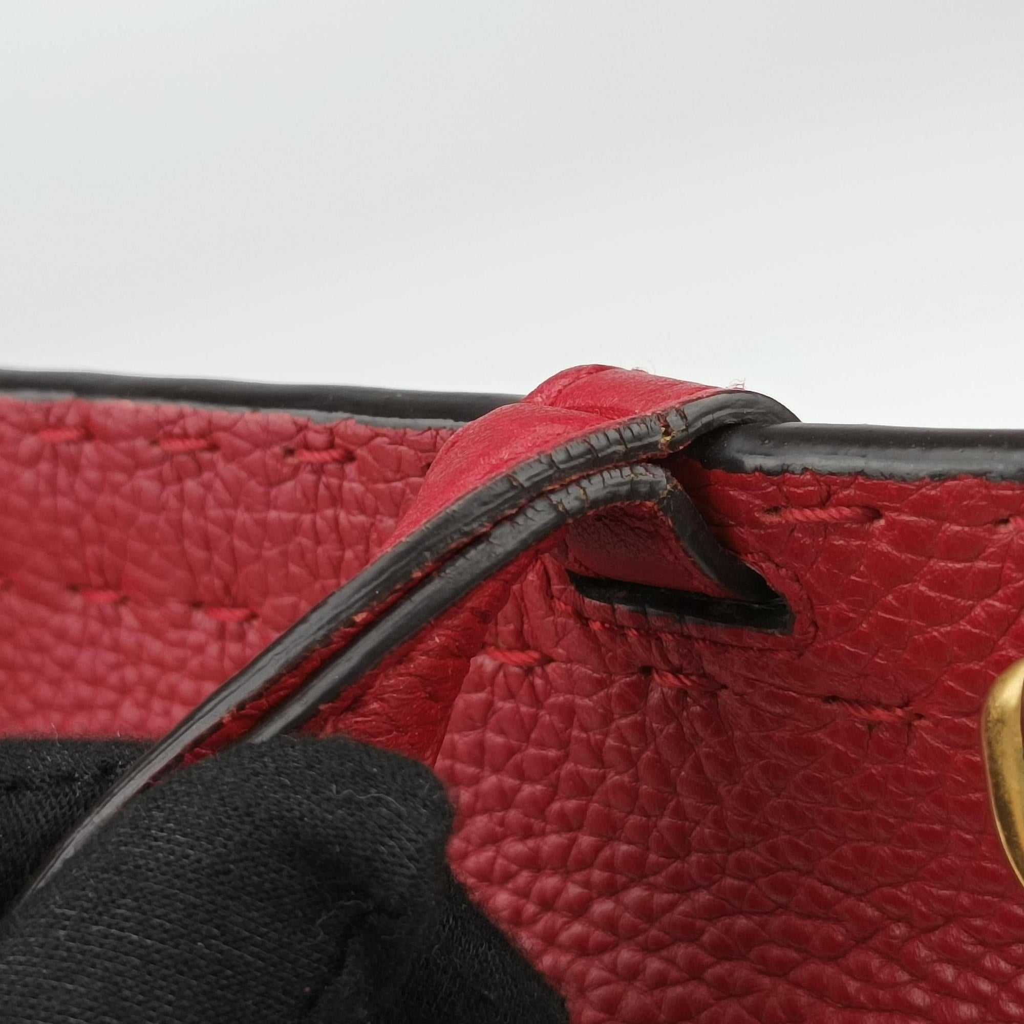 Vintage Gucci GG Marmont Red Leather 442622 shoulderbag | stylenewstar