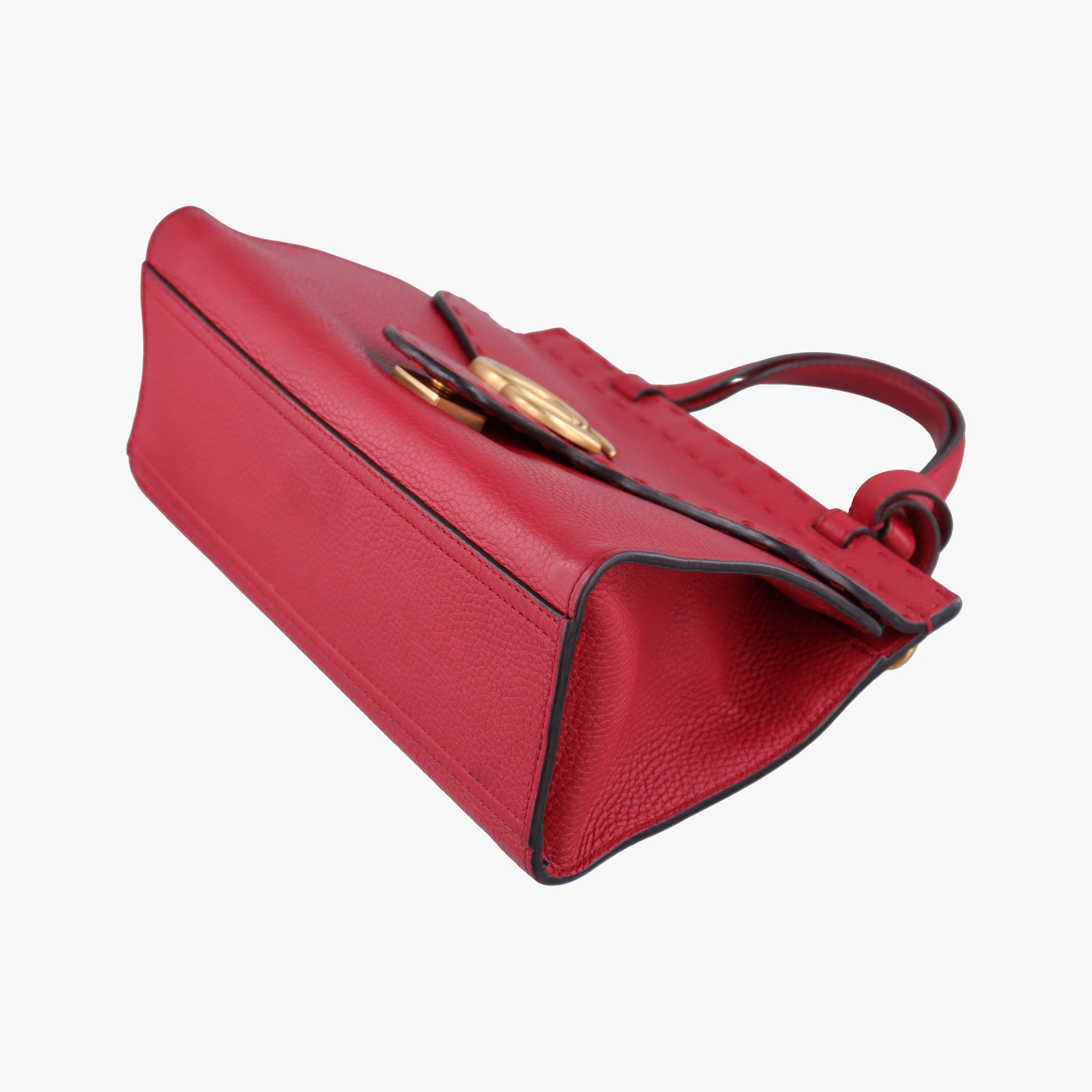 Vintage Gucci GG Marmont Red Leather 442622 shoulderbag | stylenewstar