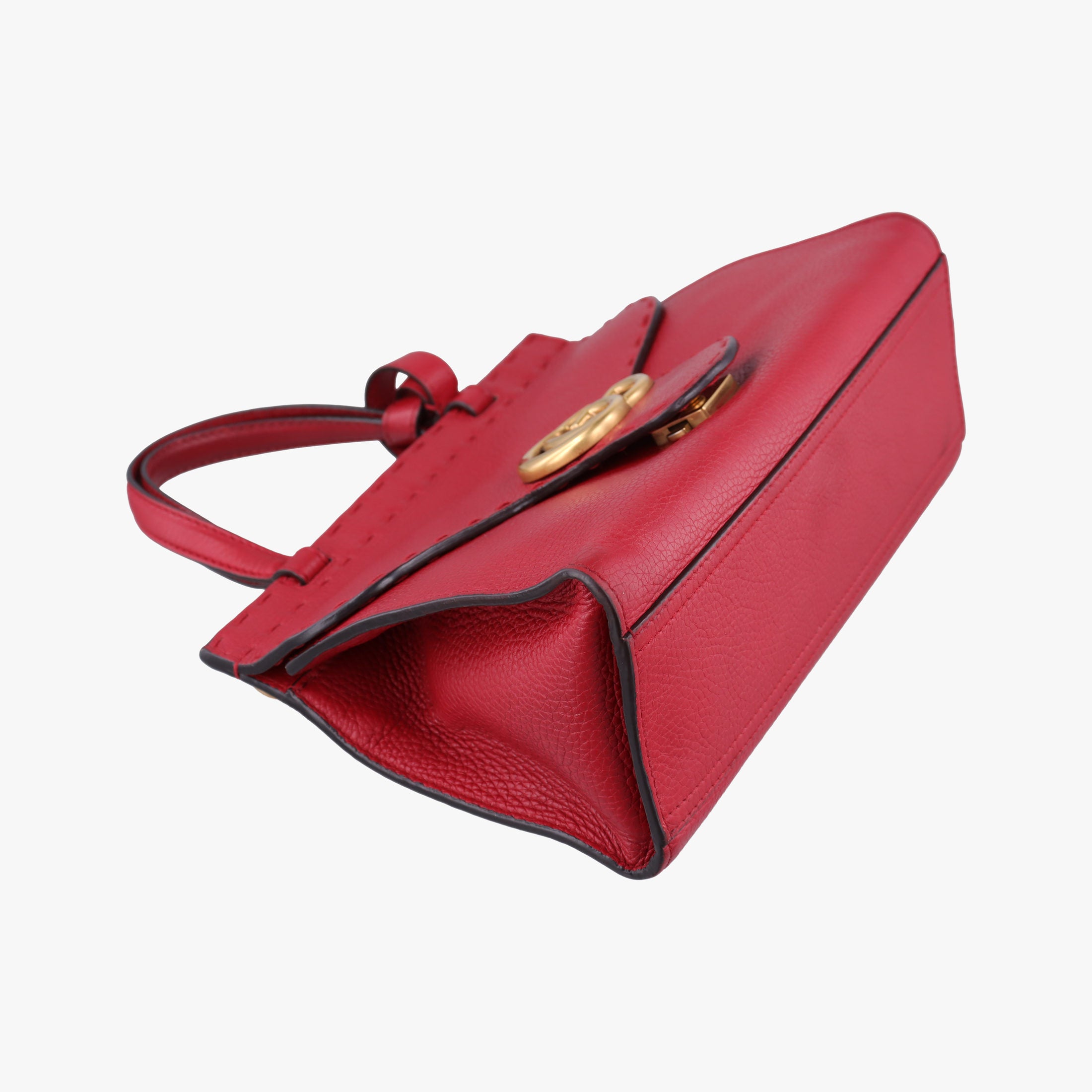 Vintage Gucci GG Marmont Red Leather 442622 shoulderbag | stylenewstar