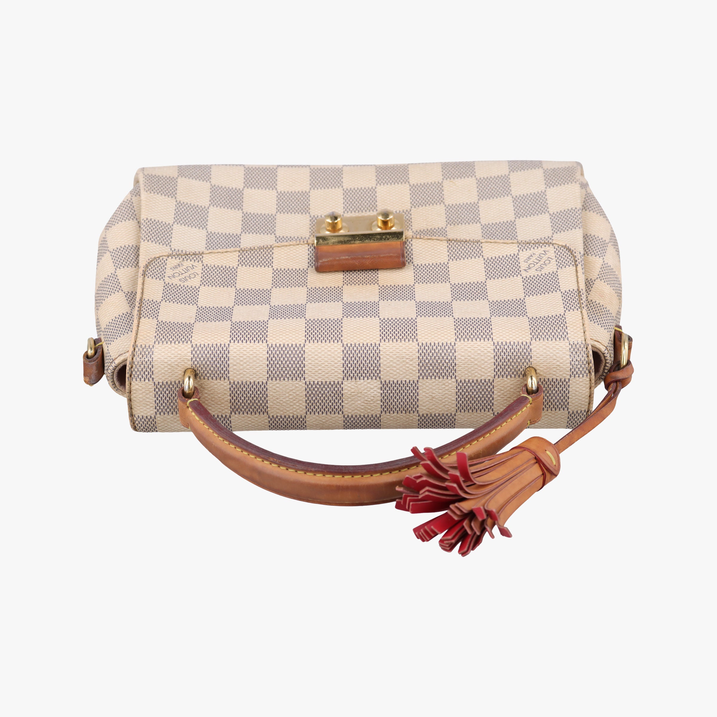 Pre-owned Louis Vuitton CROISETTE Azur Damier Canvas N41581 shoulderbag | stylenewstar