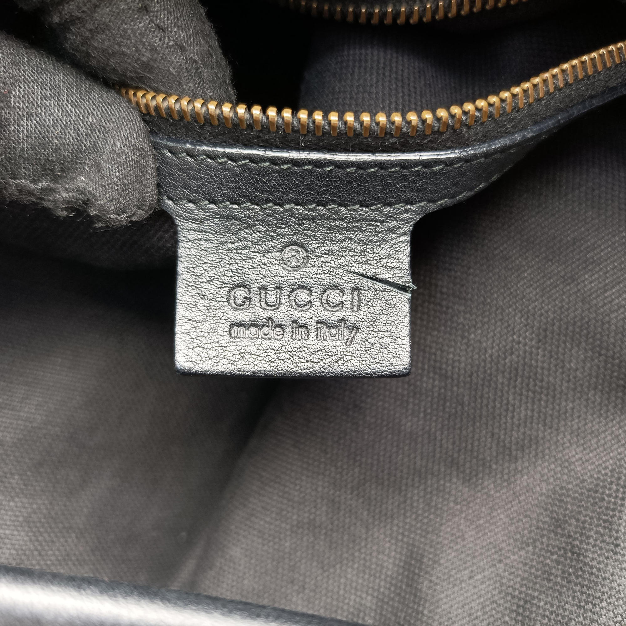 Pre-owned Gucci Sunset hobo Black Leather 269933 shoulderbag | stylenewstar