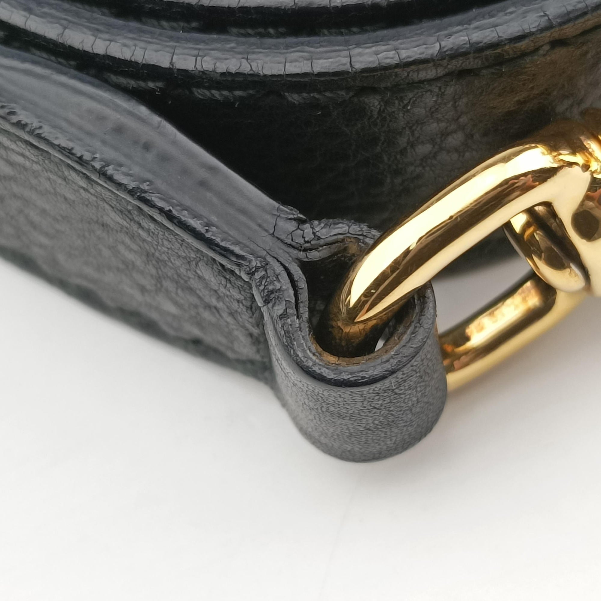 Pre-owned Gucci Sunset hobo Black Leather 269933 shoulderbag | stylenewstar