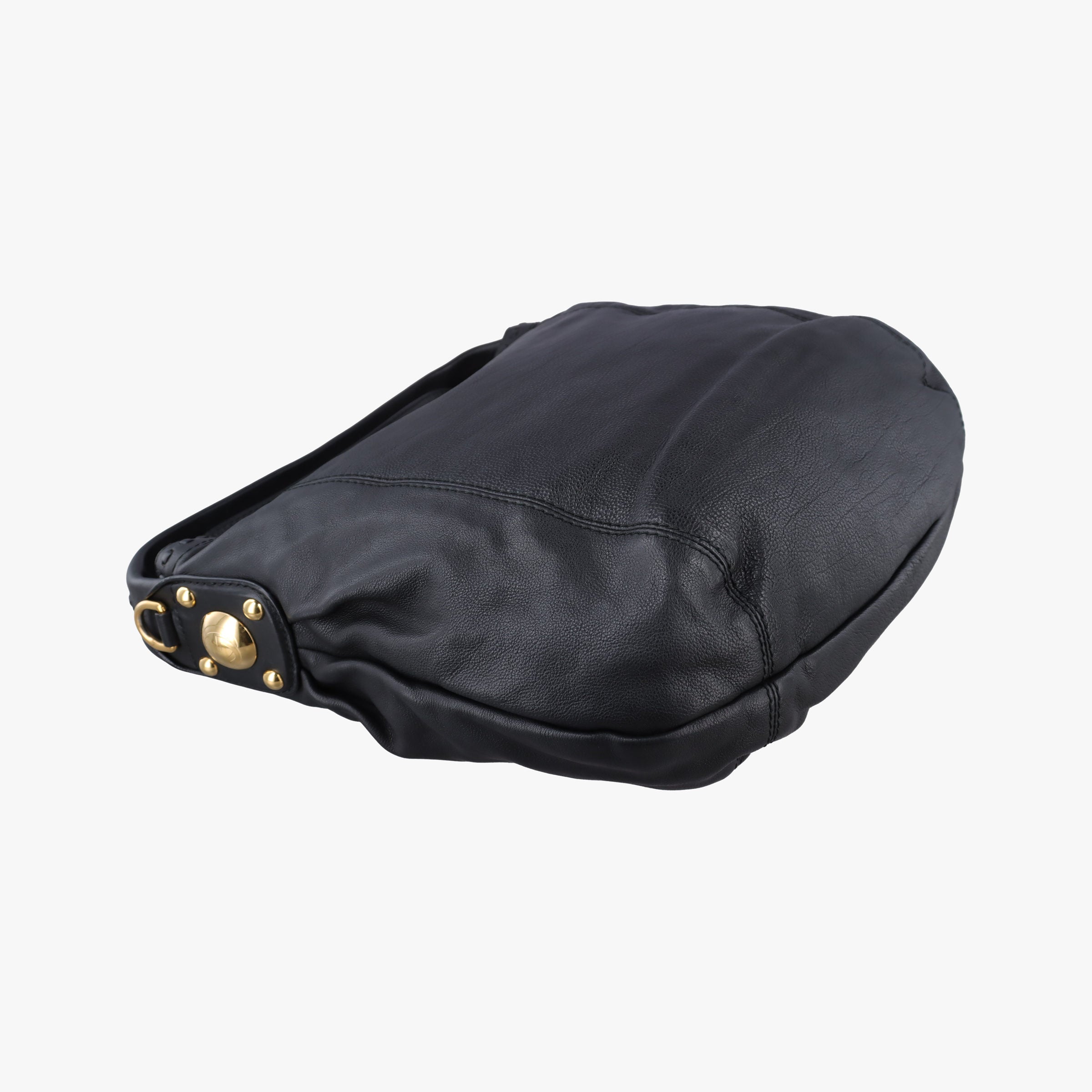 Pre-owned Gucci Sunset hobo Black Leather 269933 shoulderbag | stylenewstar