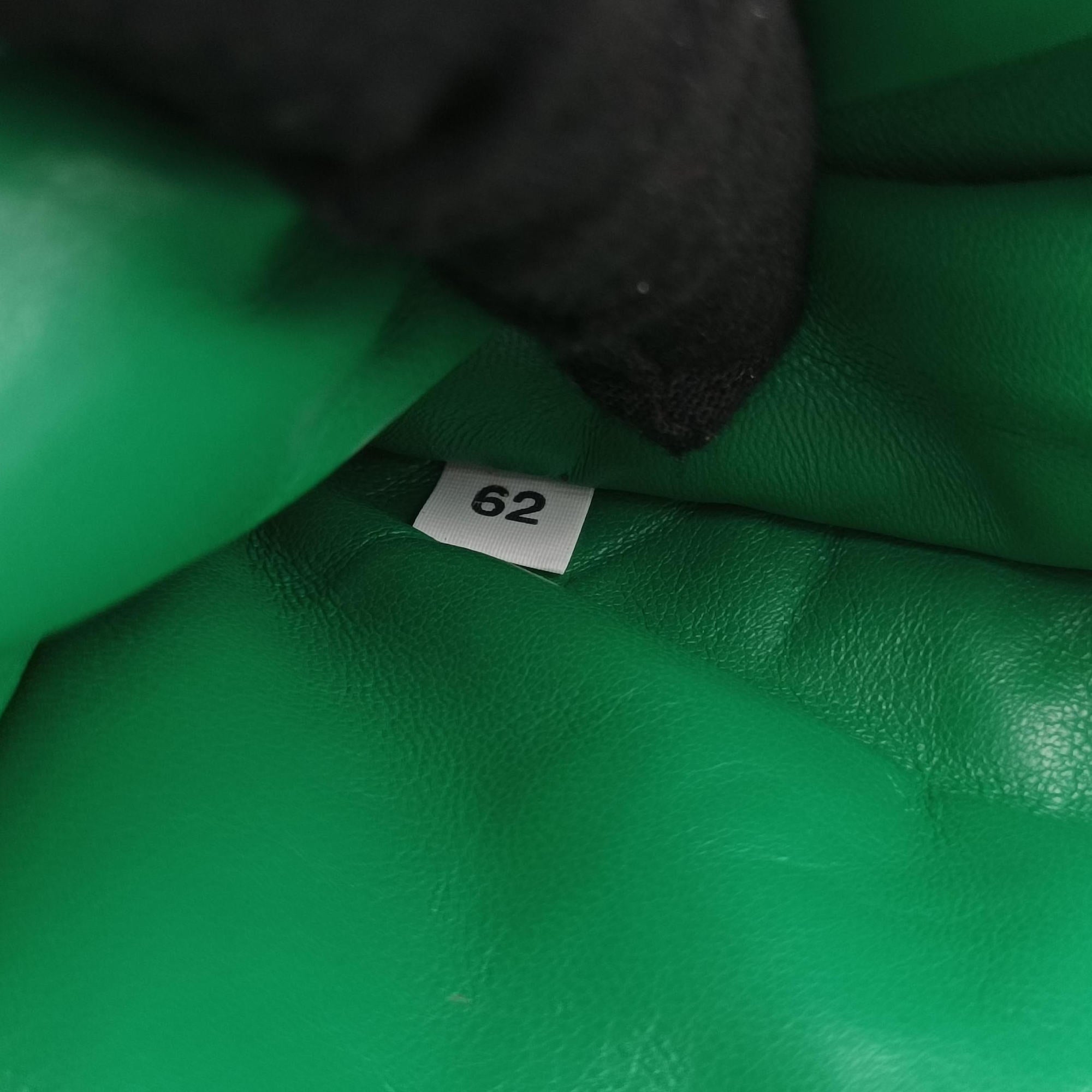 Vintage Prada triangle mini Green Leather 1NR015 shoulderbag | stylenewstar