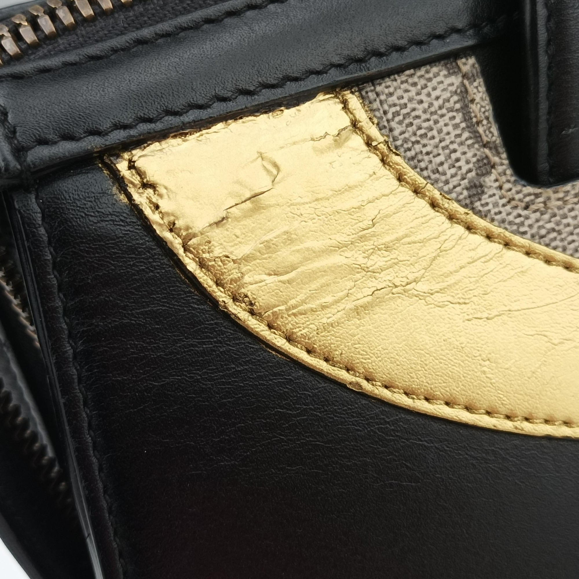 Pre-owned Gucci Osiride beige×black×Multicolour PVC coated canvas×Leather 476435 shoulderbag | stylenewstar