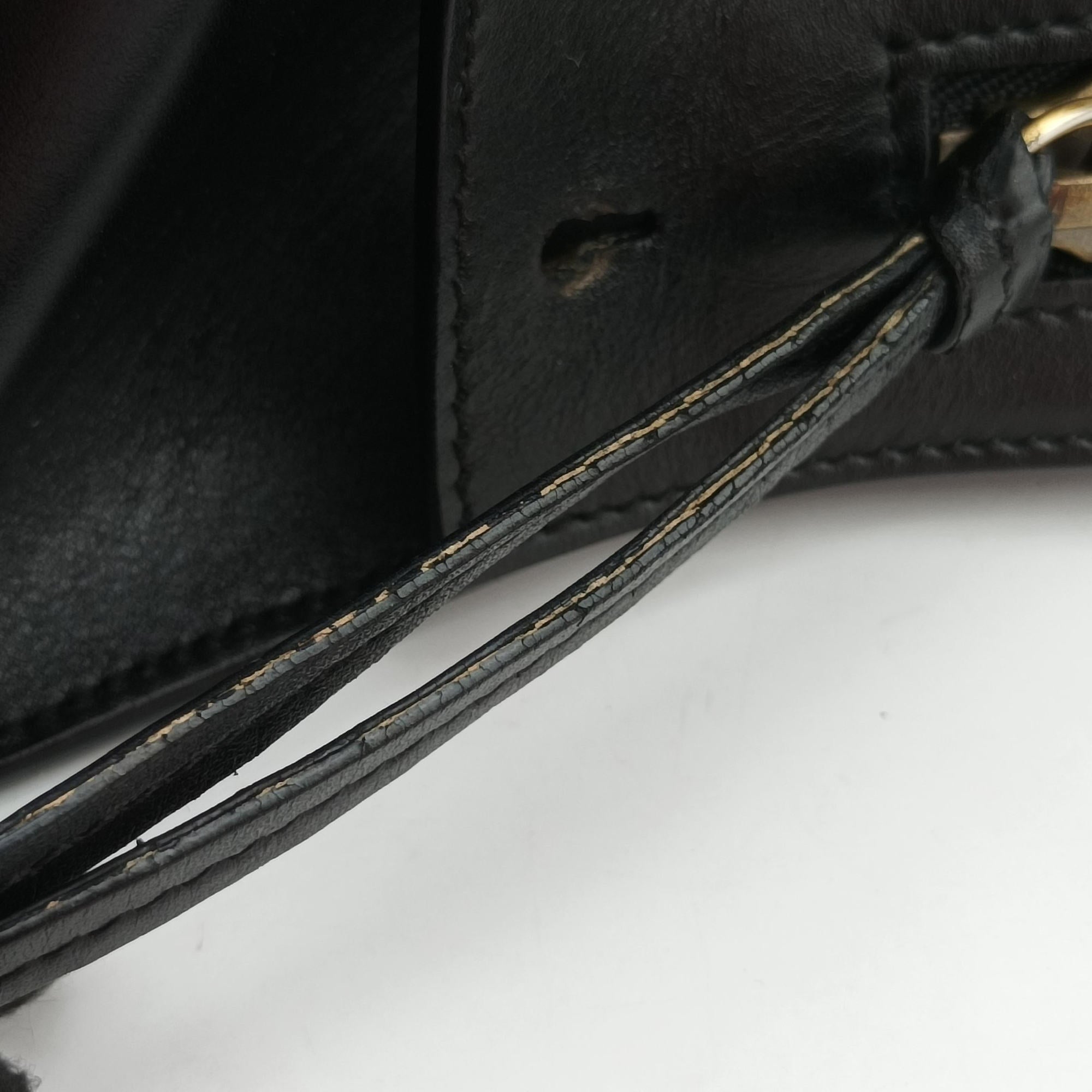 Pre-owned Gucci Osiride beige×black×Multicolour PVC coated canvas×Leather 476435 shoulderbag | stylenewstar