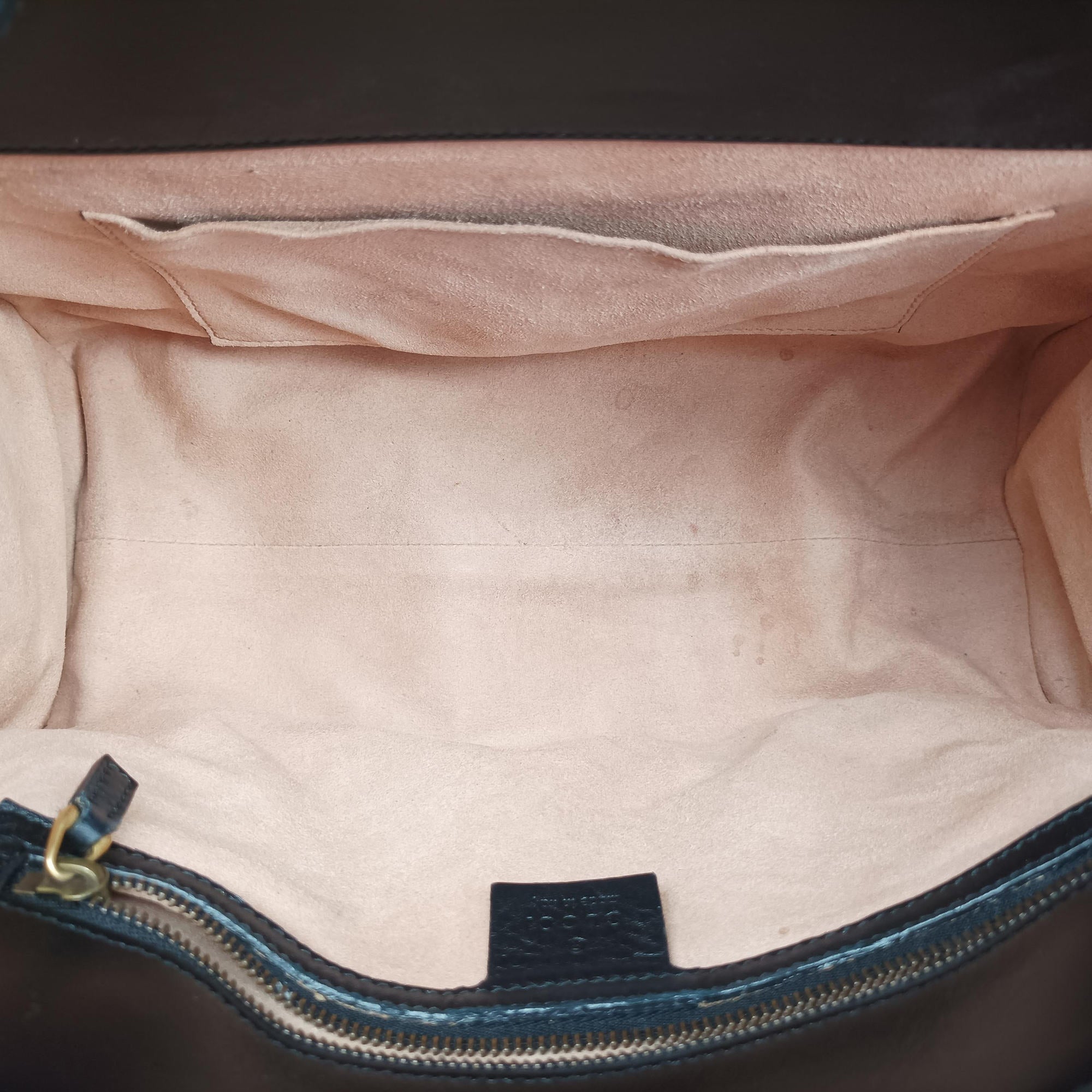 Pre-owned Gucci Osiride beige×black×Multicolour PVC coated canvas×Leather 476435 shoulderbag | stylenewstar