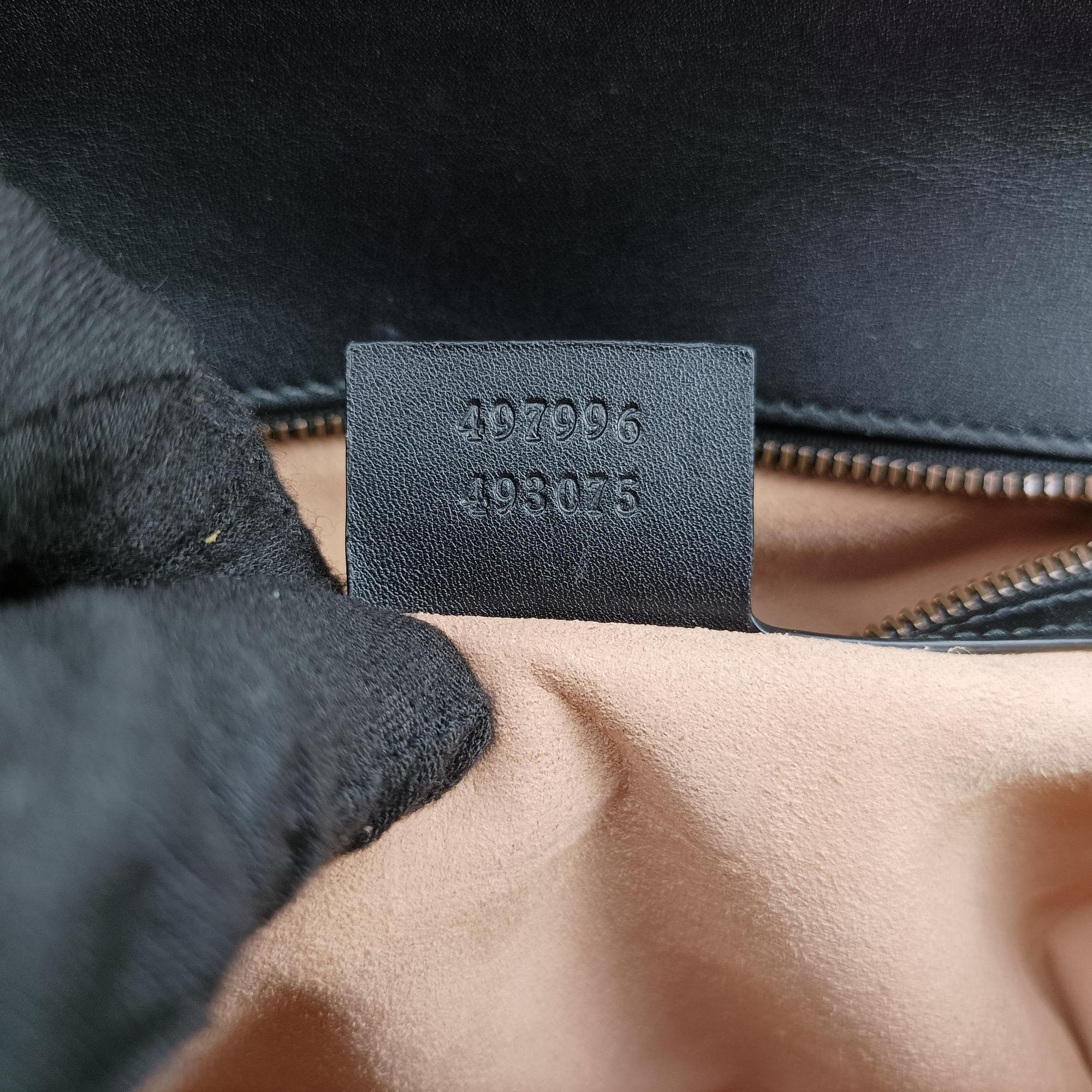 Pre-owned Gucci Osiride GG Supreme beige×black×Multicolour PVC coated canvas×Leather 497996 shoulderbag | stylenewstar