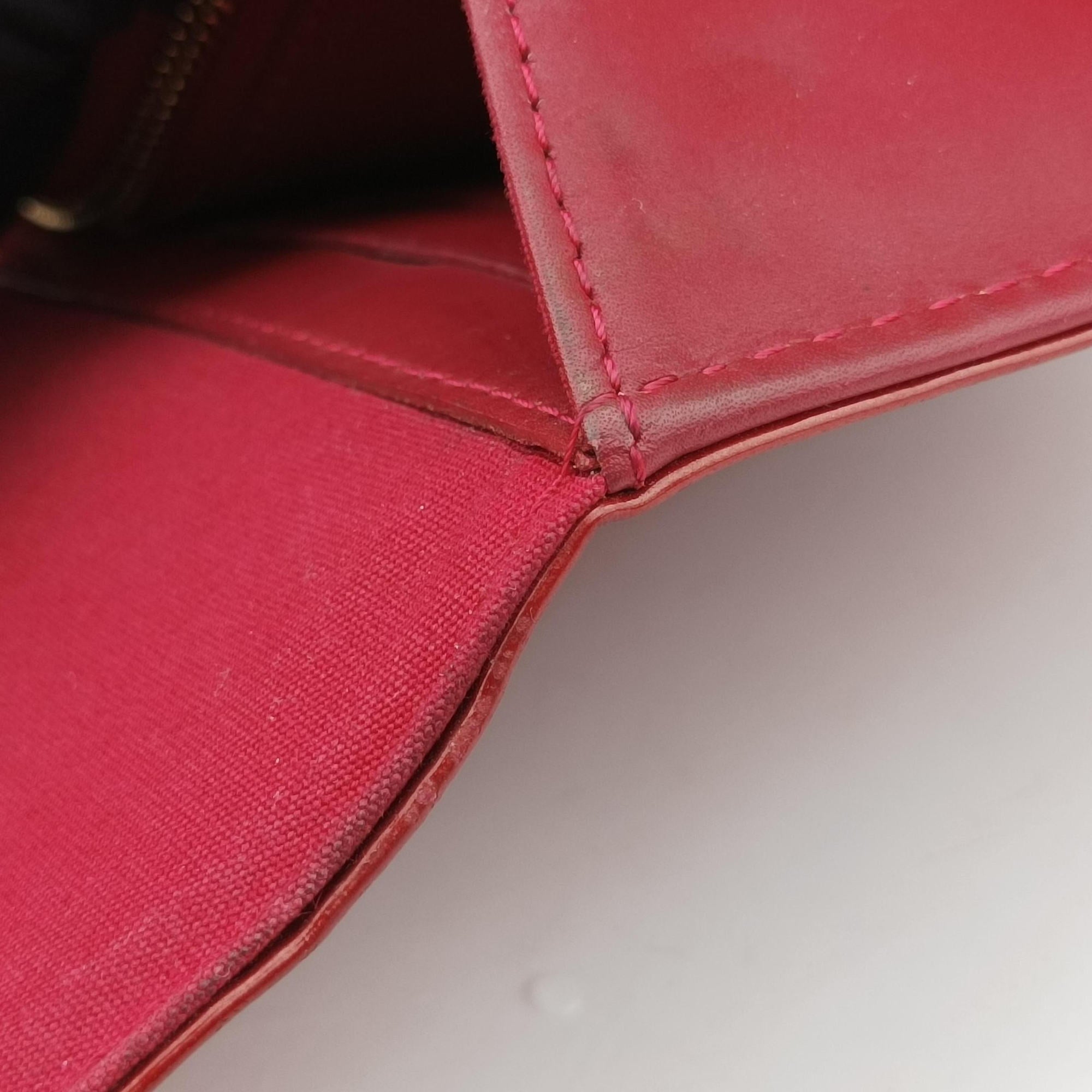 Secondhand Louis Vuitton Rossmore MM Red Vernis M91550 shoulderbag | stylenewstar