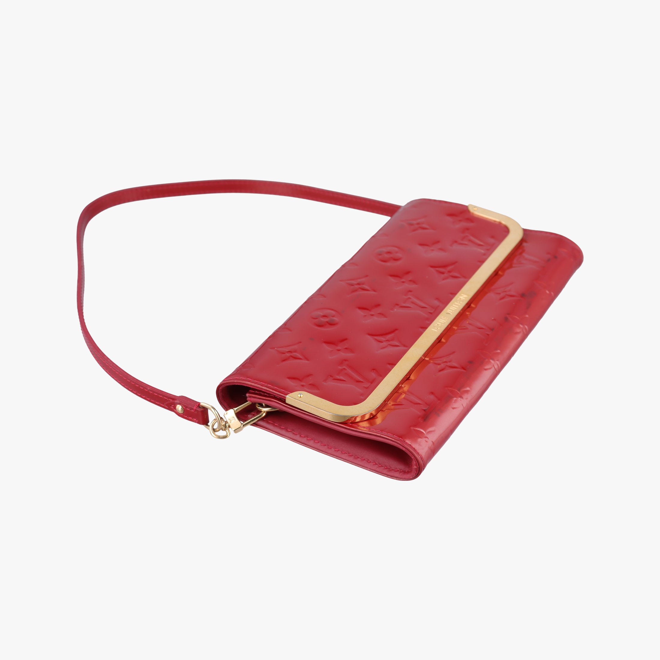 Secondhand Louis Vuitton Rossmore MM Red Vernis M91550 shoulderbag | stylenewstar