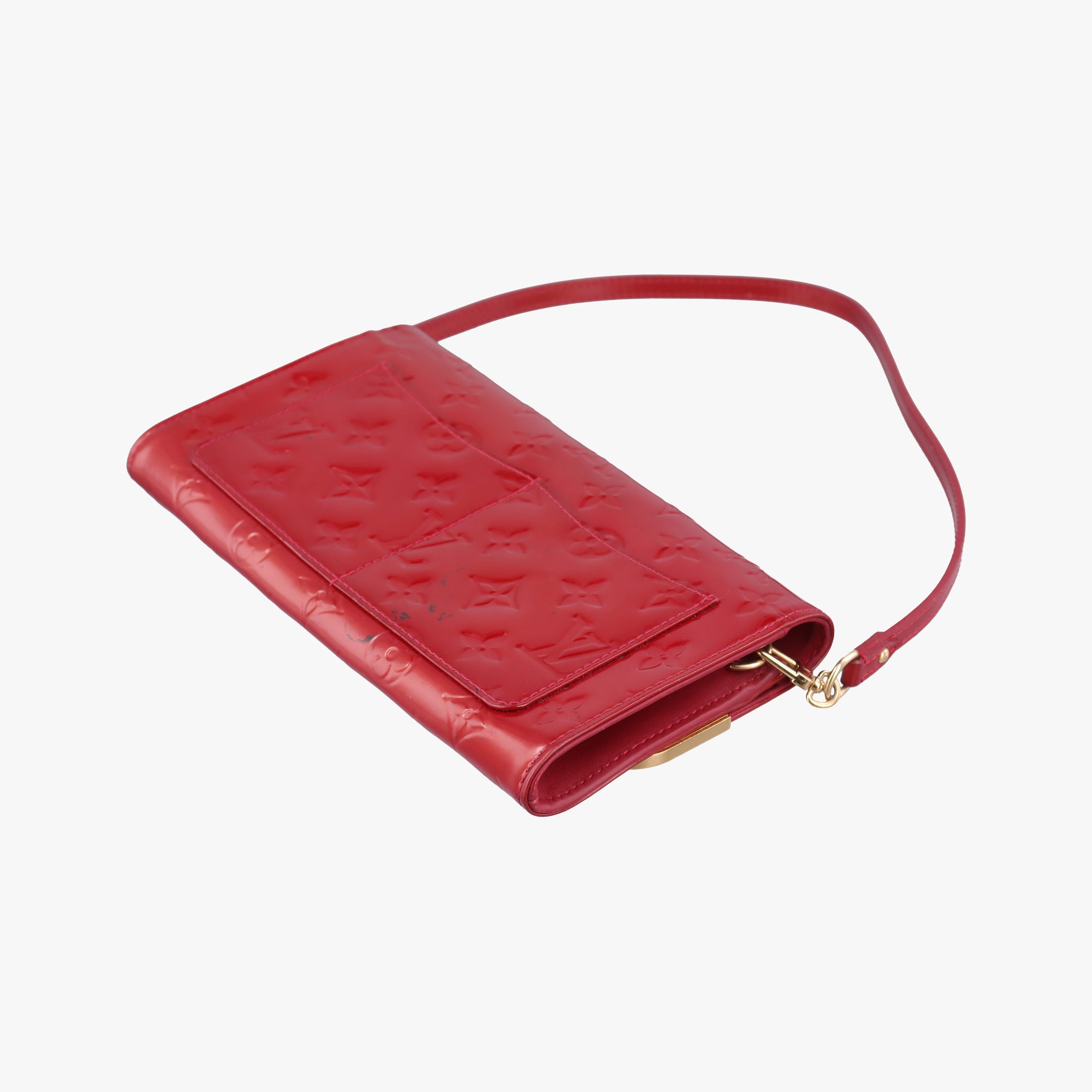 Secondhand Louis Vuitton Rossmore MM Red Vernis M91550 shoulderbag | stylenewstar