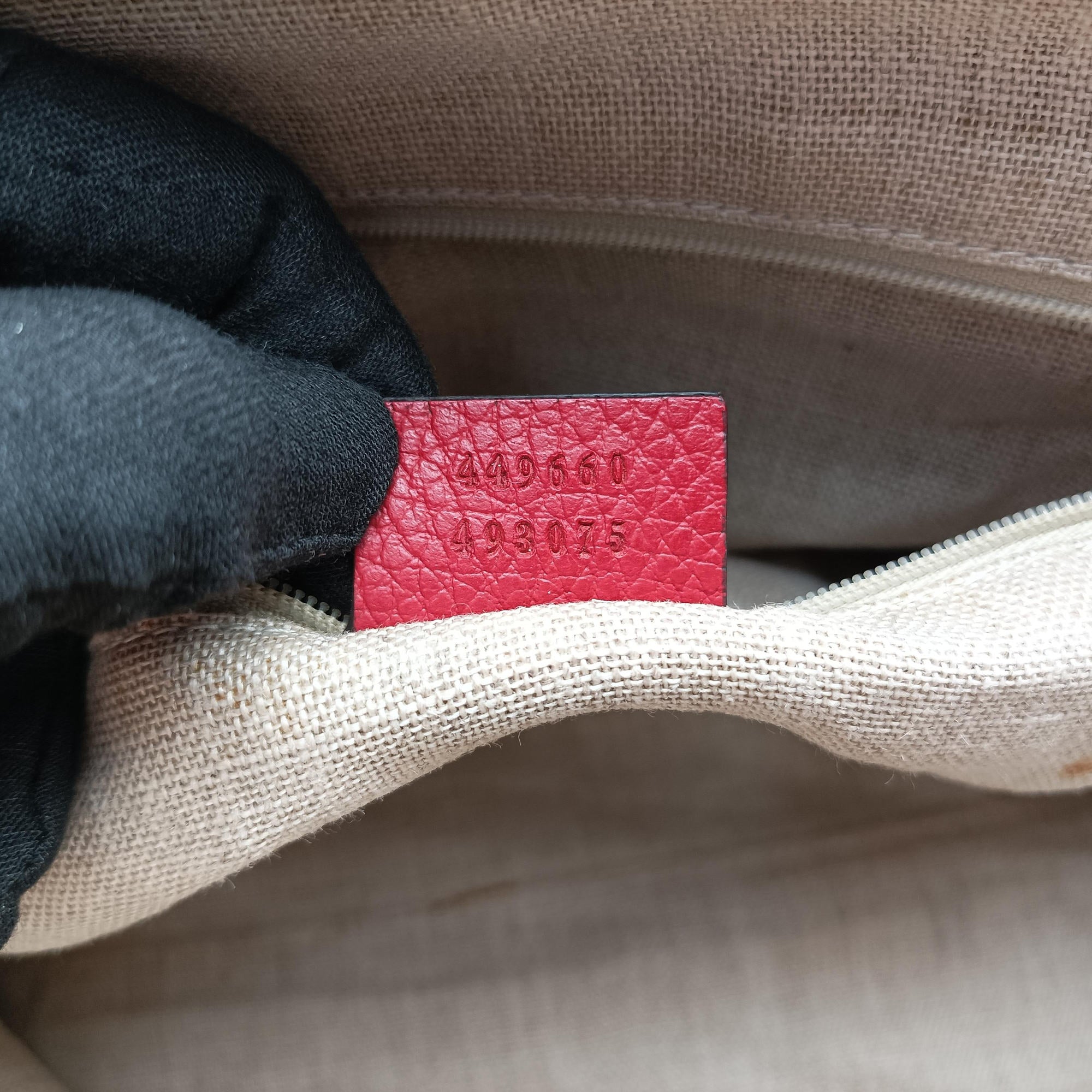 Secondhand Gucci Dome Large GG Charm Red Leather 449660 handbag | stylenewstar
