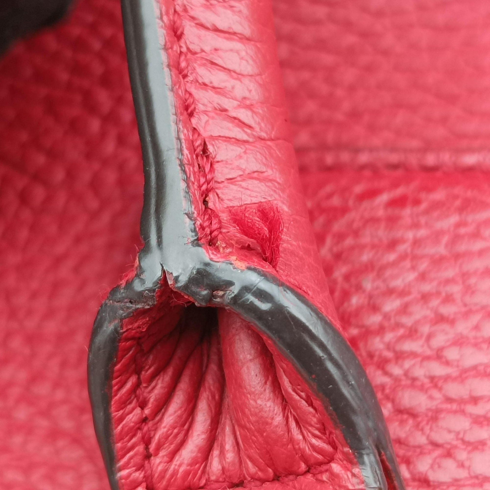 Secondhand Gucci Dome Large GG Charm Red Leather 449660 handbag | stylenewstar